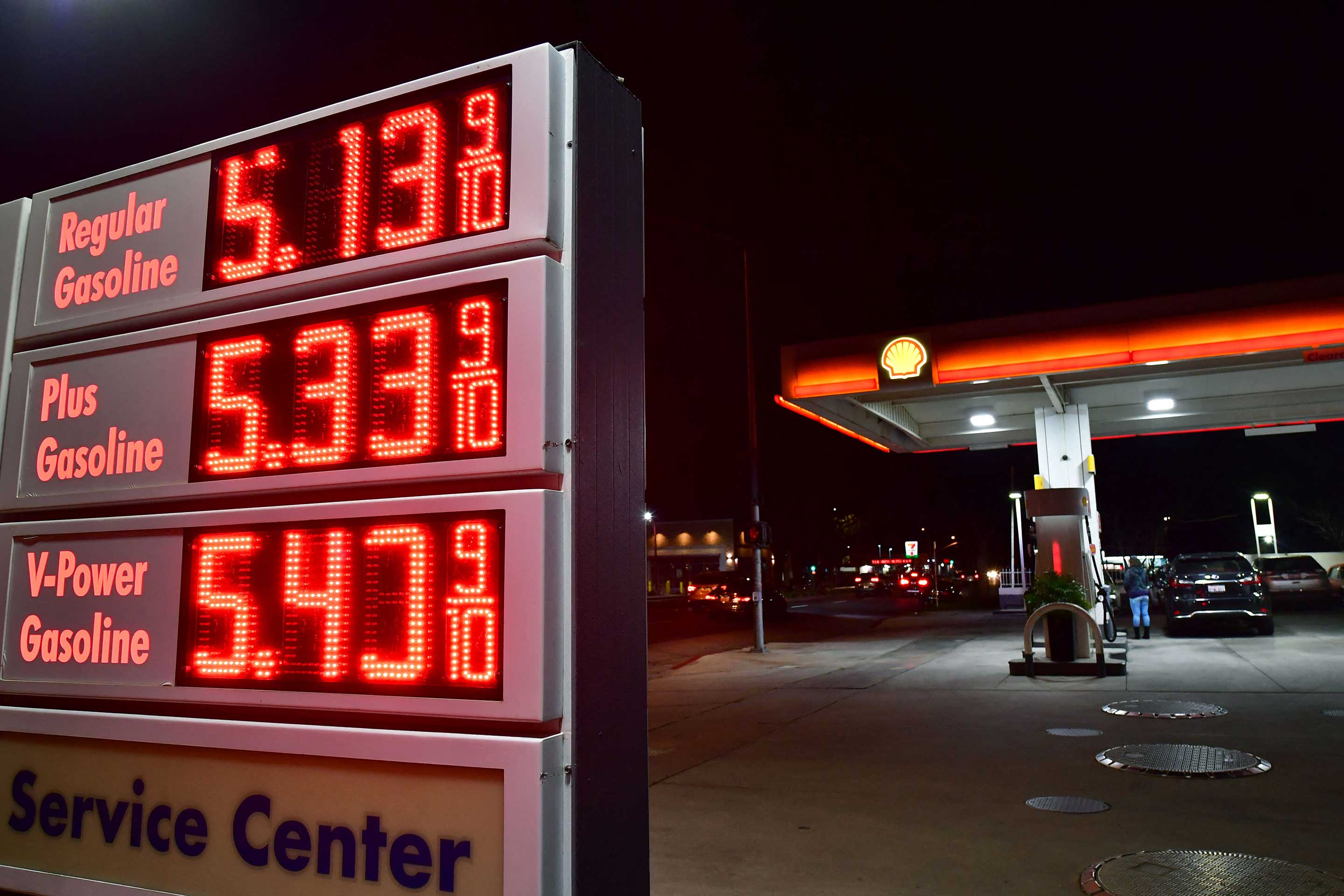 For the First Time Ever, Gas Prices Are Averaging Over $5 in These U.S. Cities
