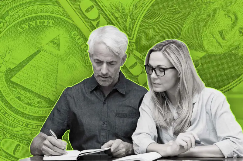 Couple Looking At Documents