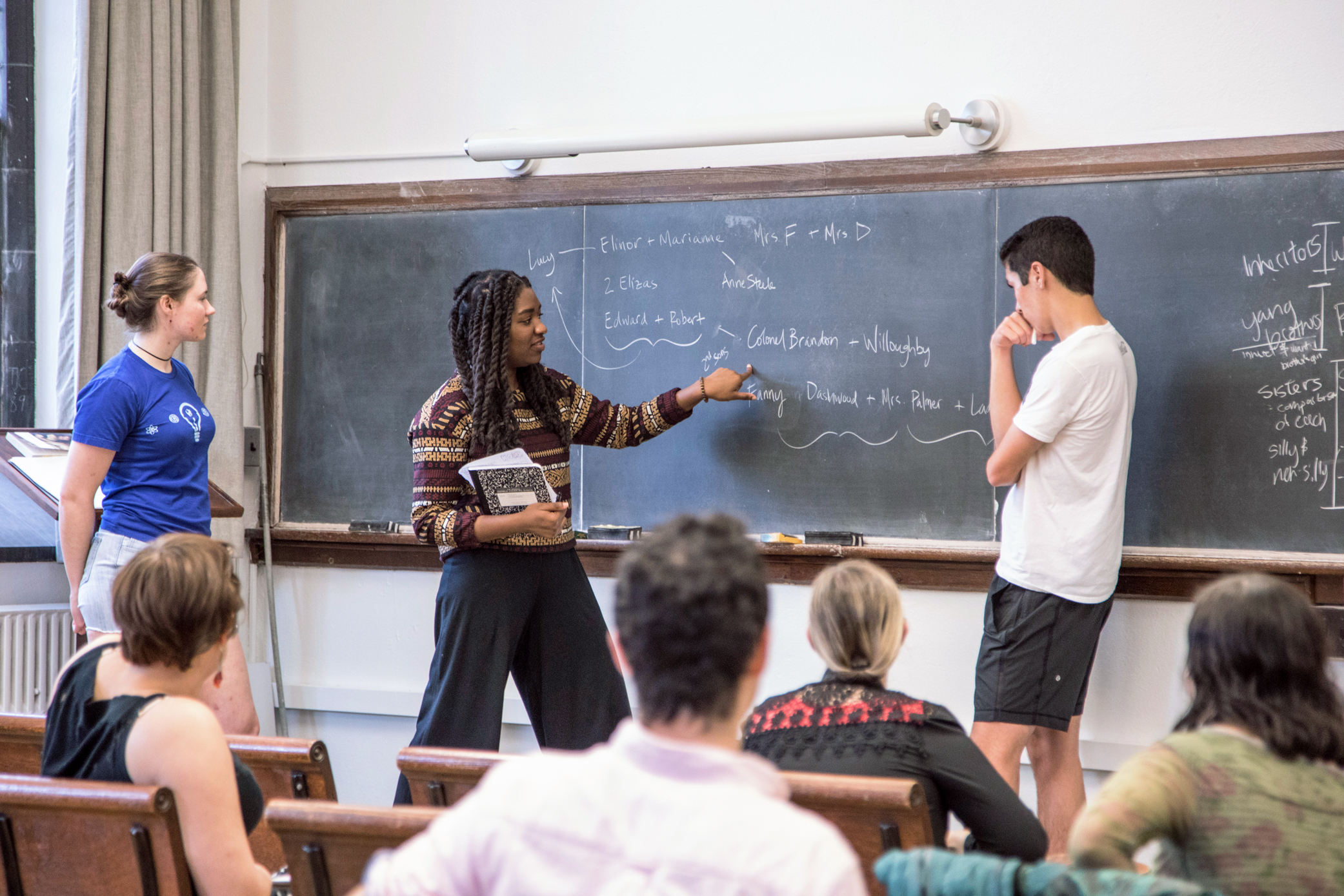 Students in class at Princeton University