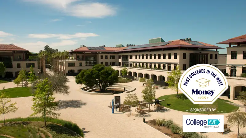 Aerial view of the Stanford university Campus