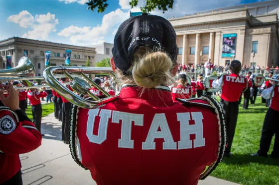 Student band of the University of Utah