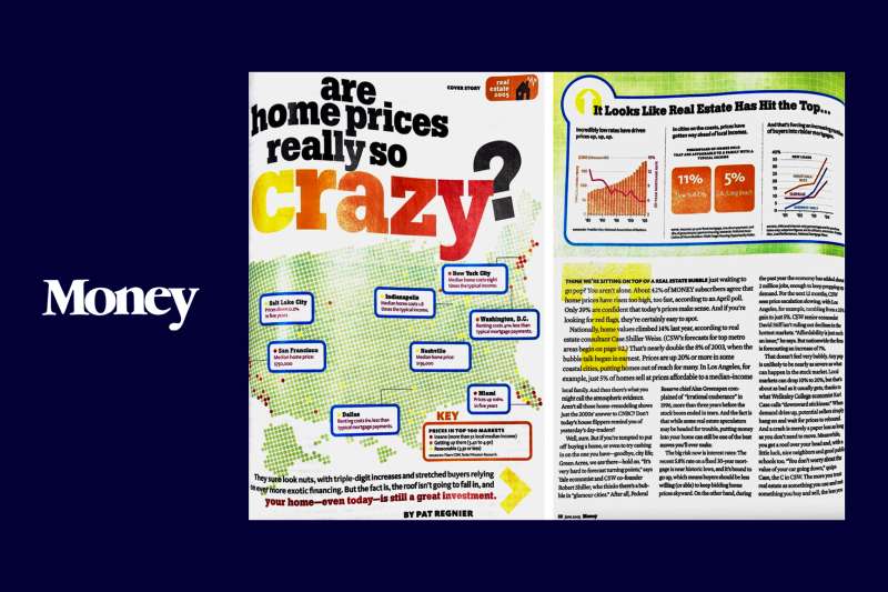Scan of an old Money article about home prices