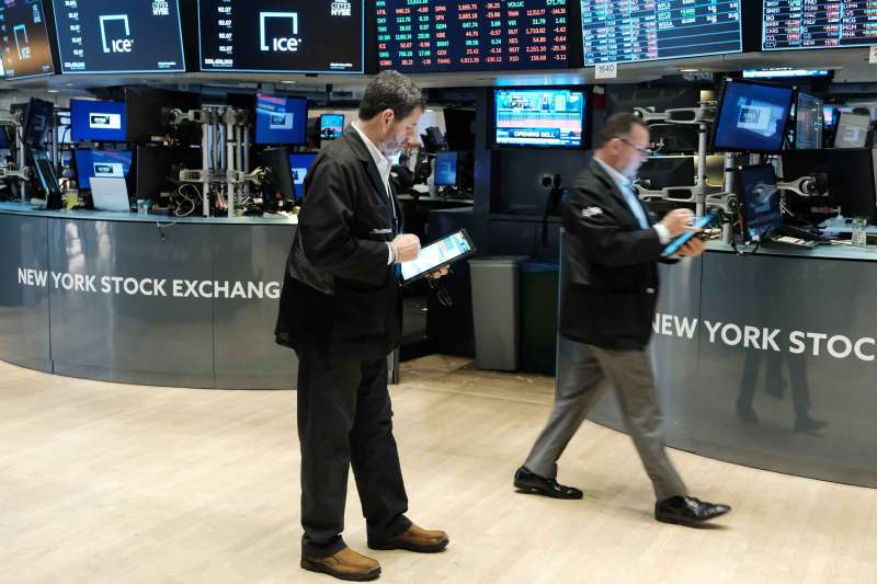 Stock Traders Looking At Screens