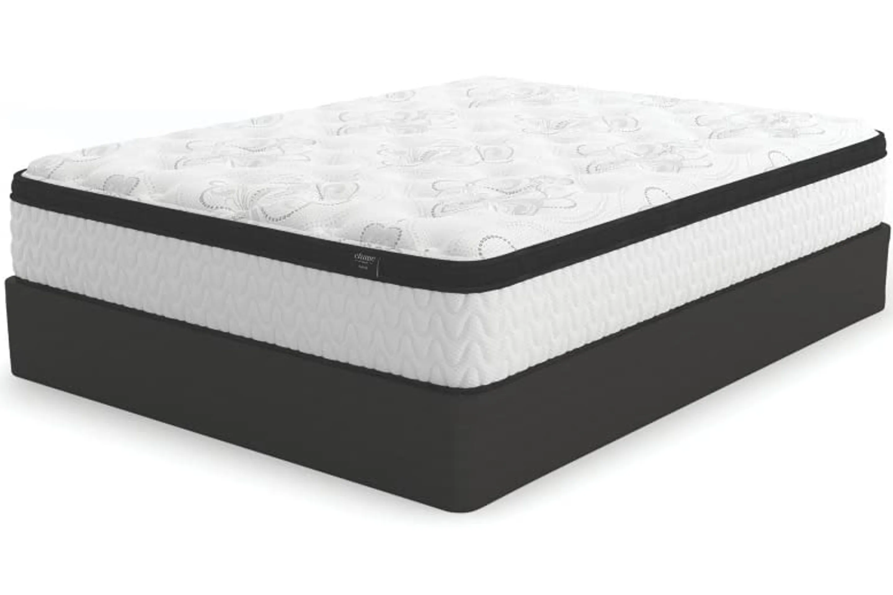 Ashley chime 12 inch plush hybrid online mattress king