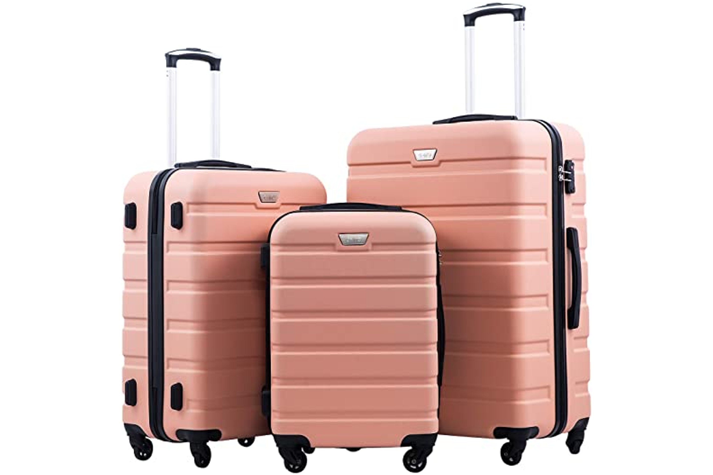 Coolife Three-Piece Luggage Set
