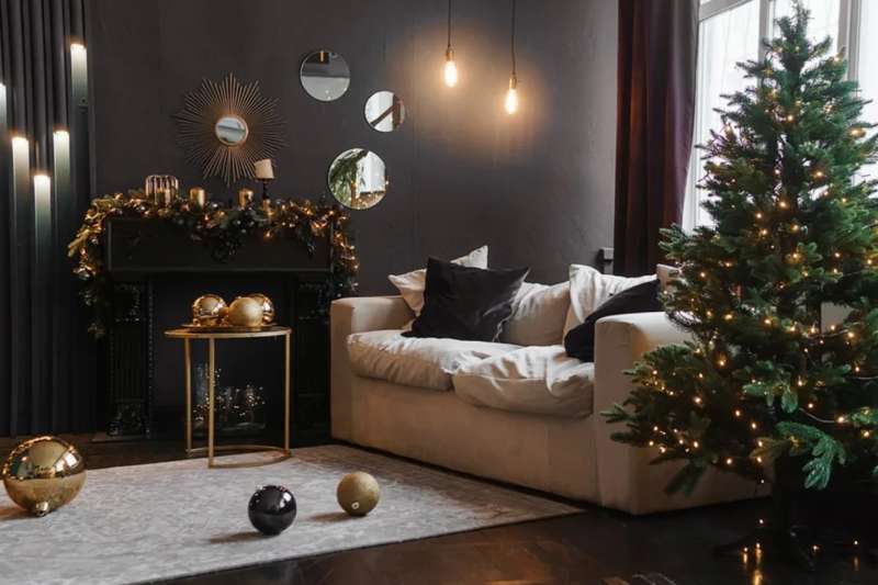Elegant Furniture at Christmas Time