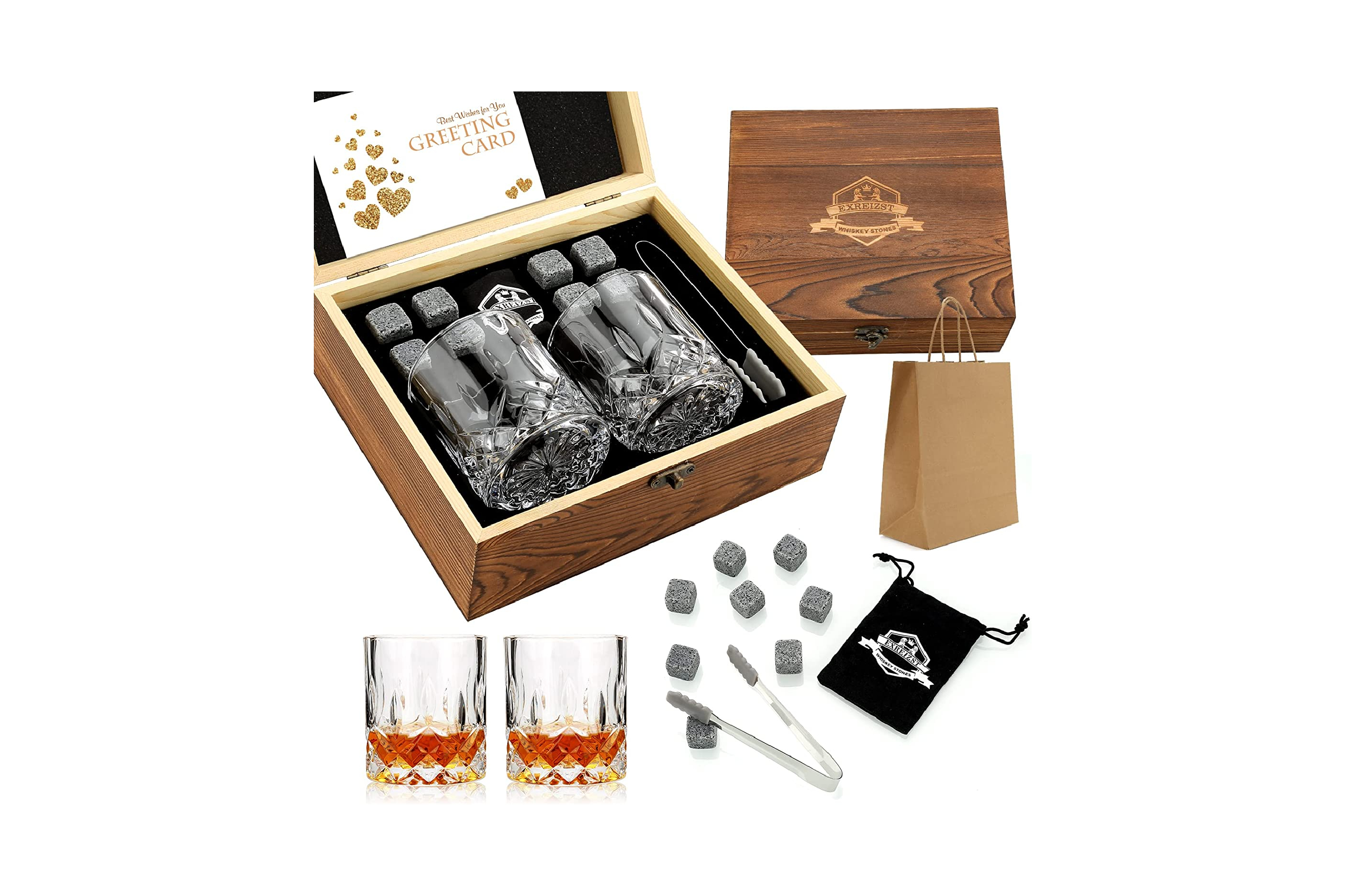 Whiskey Stones Gift Set, EXREIZST