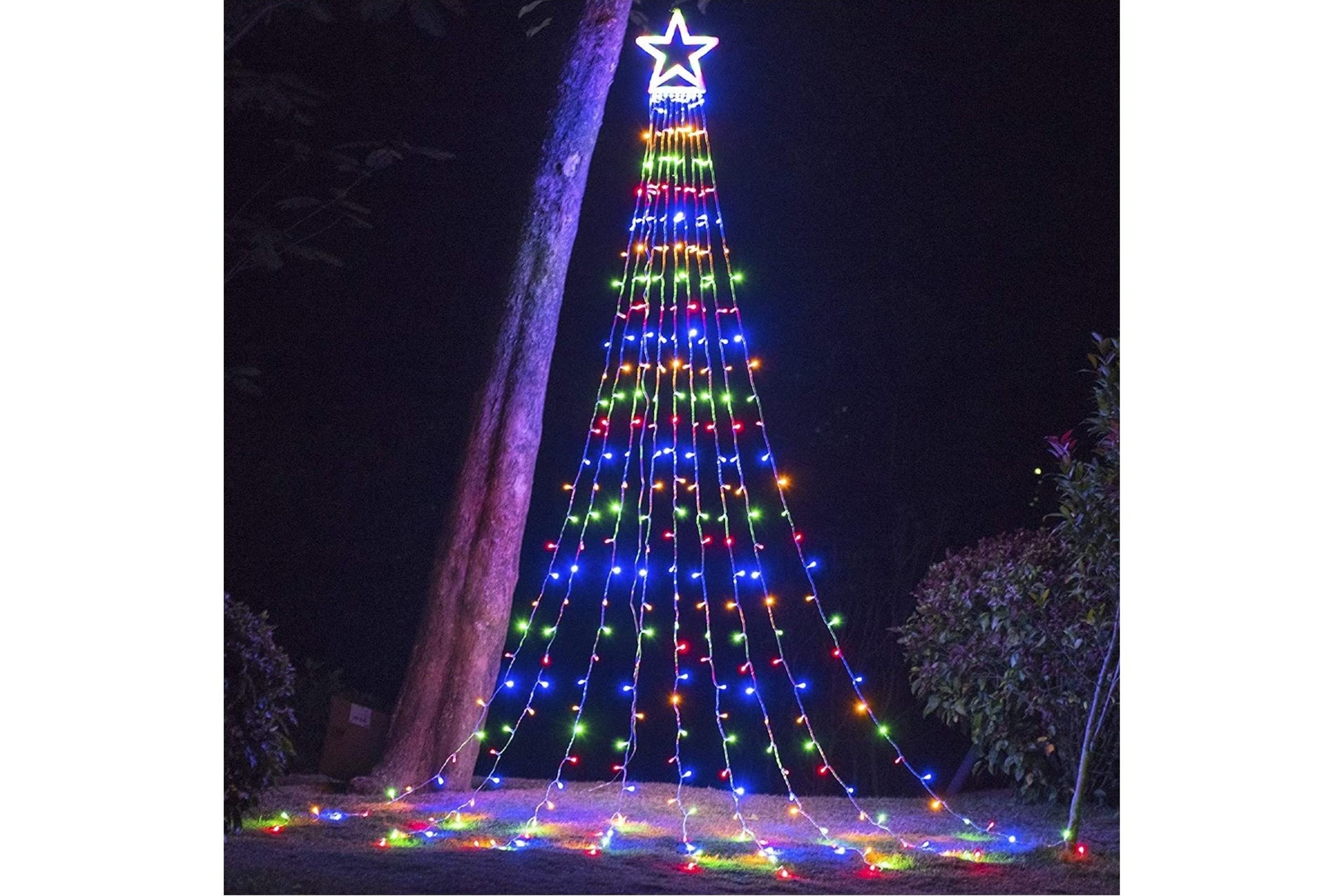 PUHONG Christmas Decoration Outdoor Star String Lights