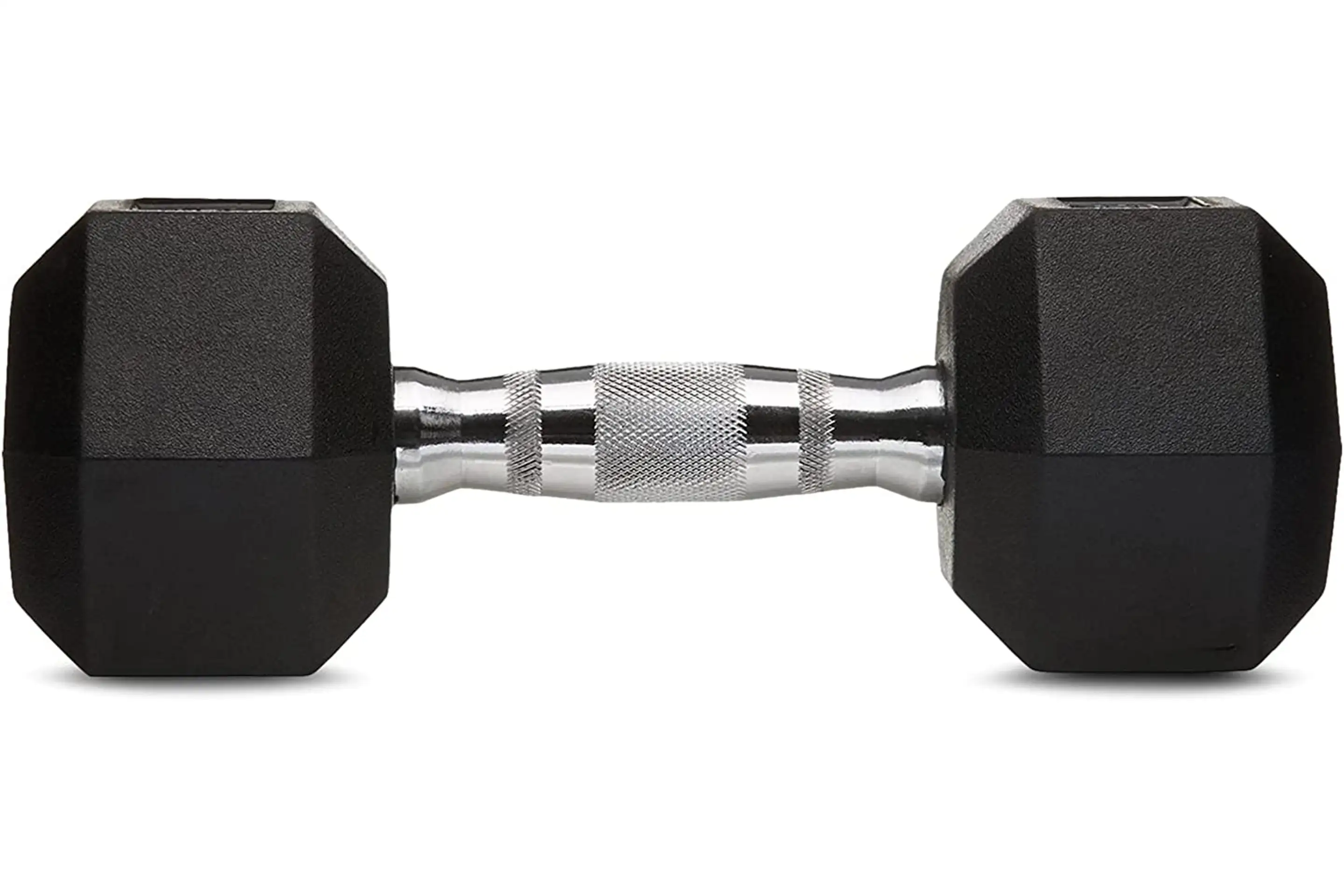 Amazon Basics Rubber Encased Hex Dumbbell