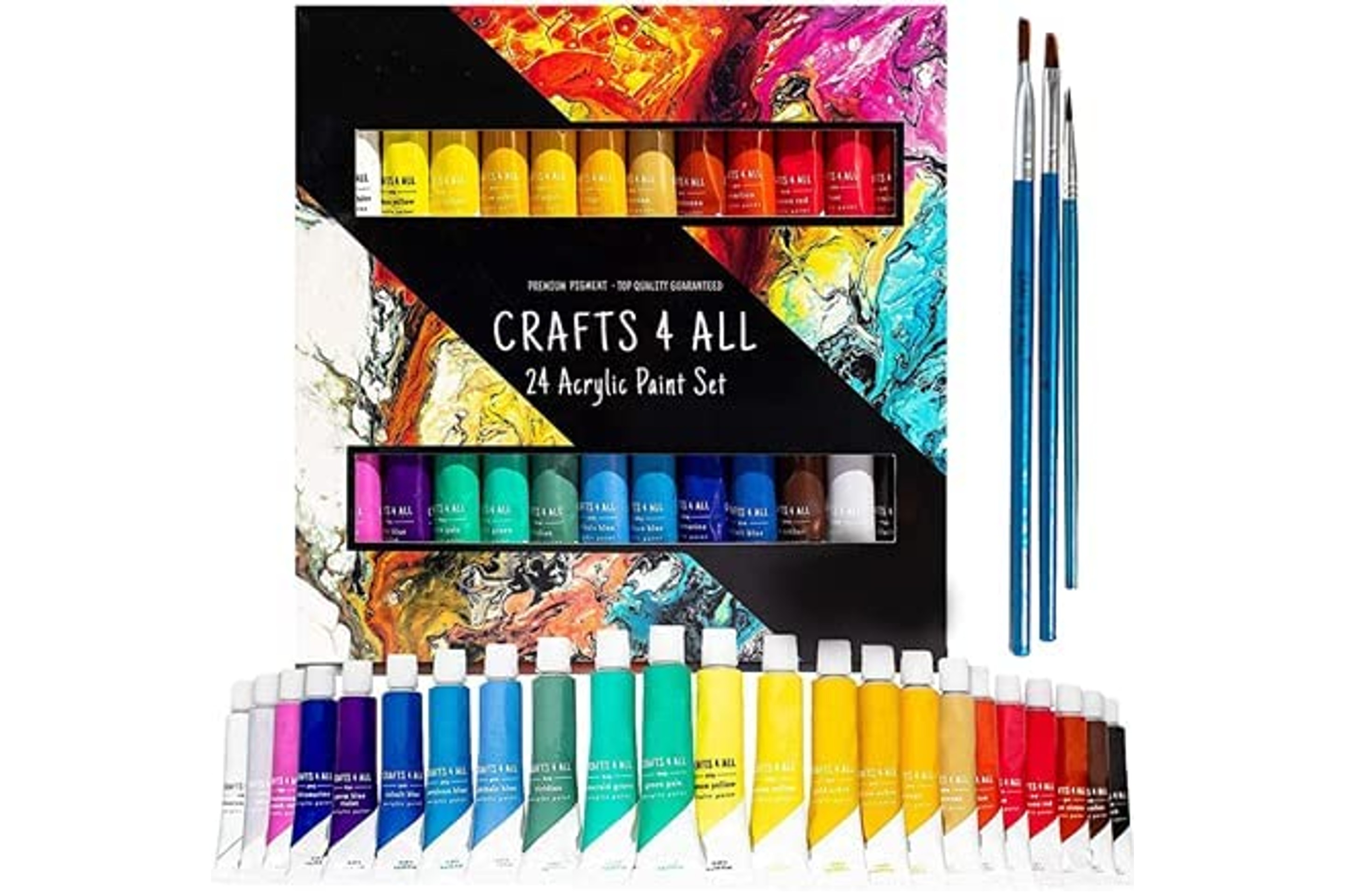 Crafts 4 All Acrylic Paint Set for Adults and Kids