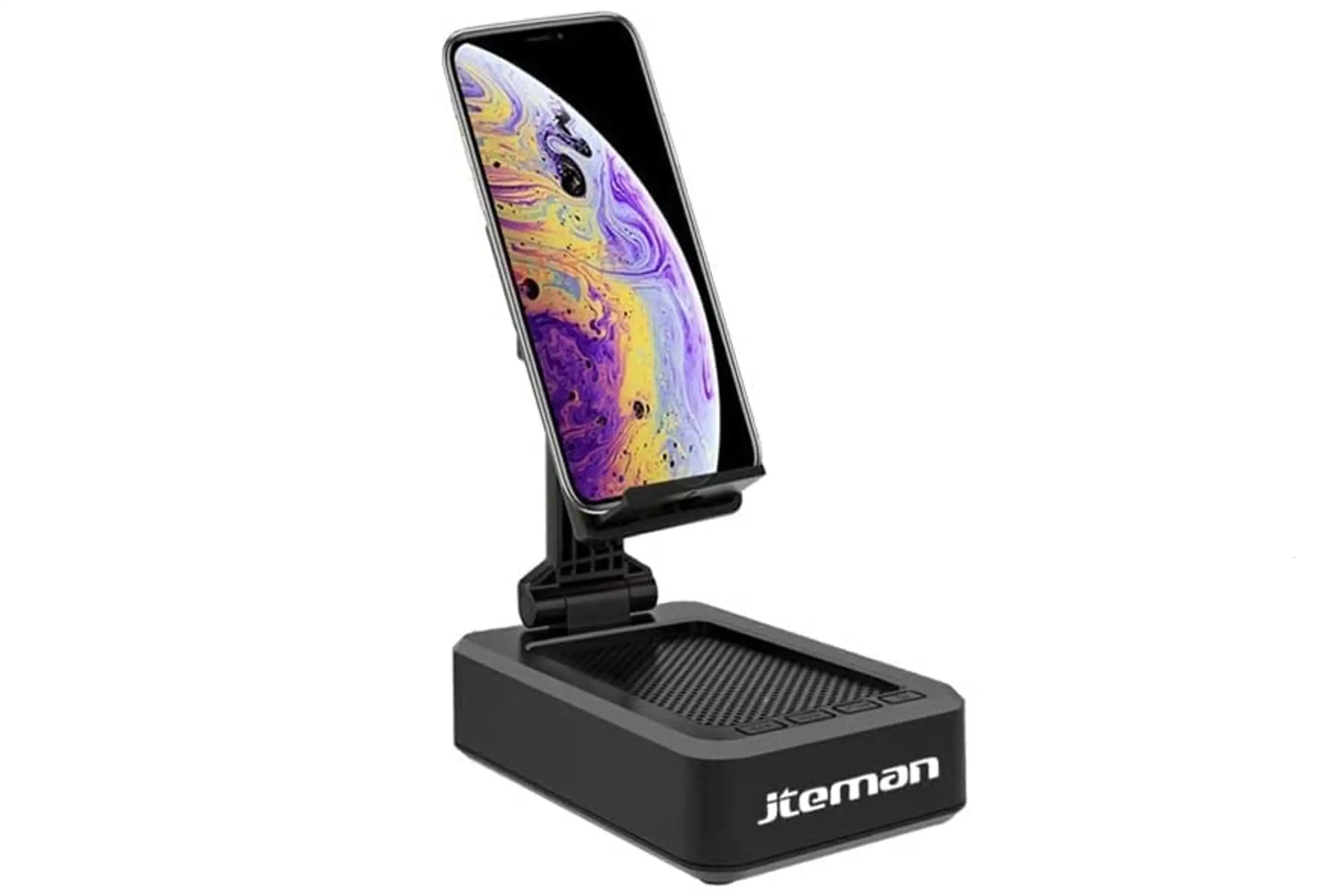 Cell Phone Stand with Bluetooth Speaker