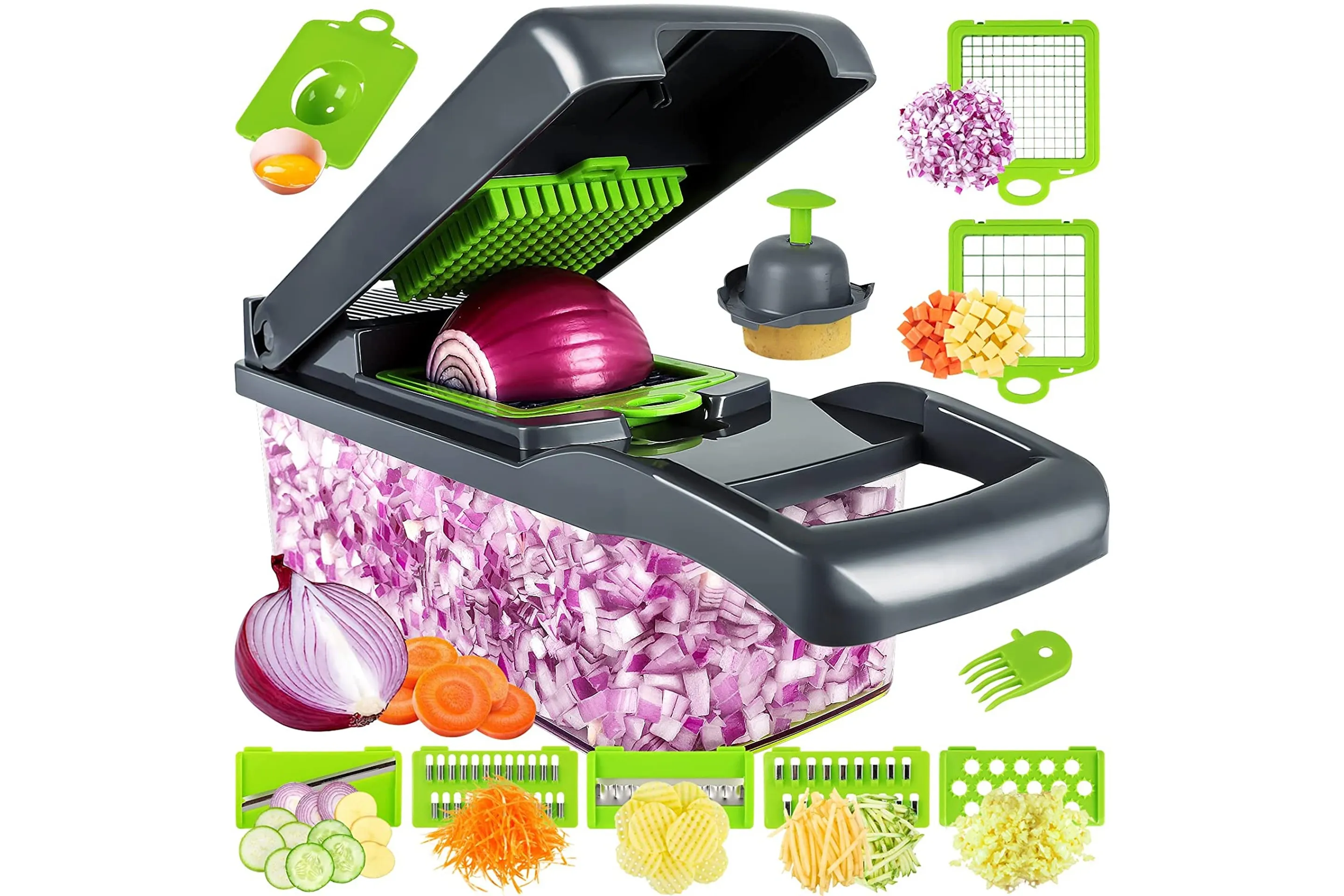  Ourokhome Rotary Cheese Grater Shredder, Multifunction