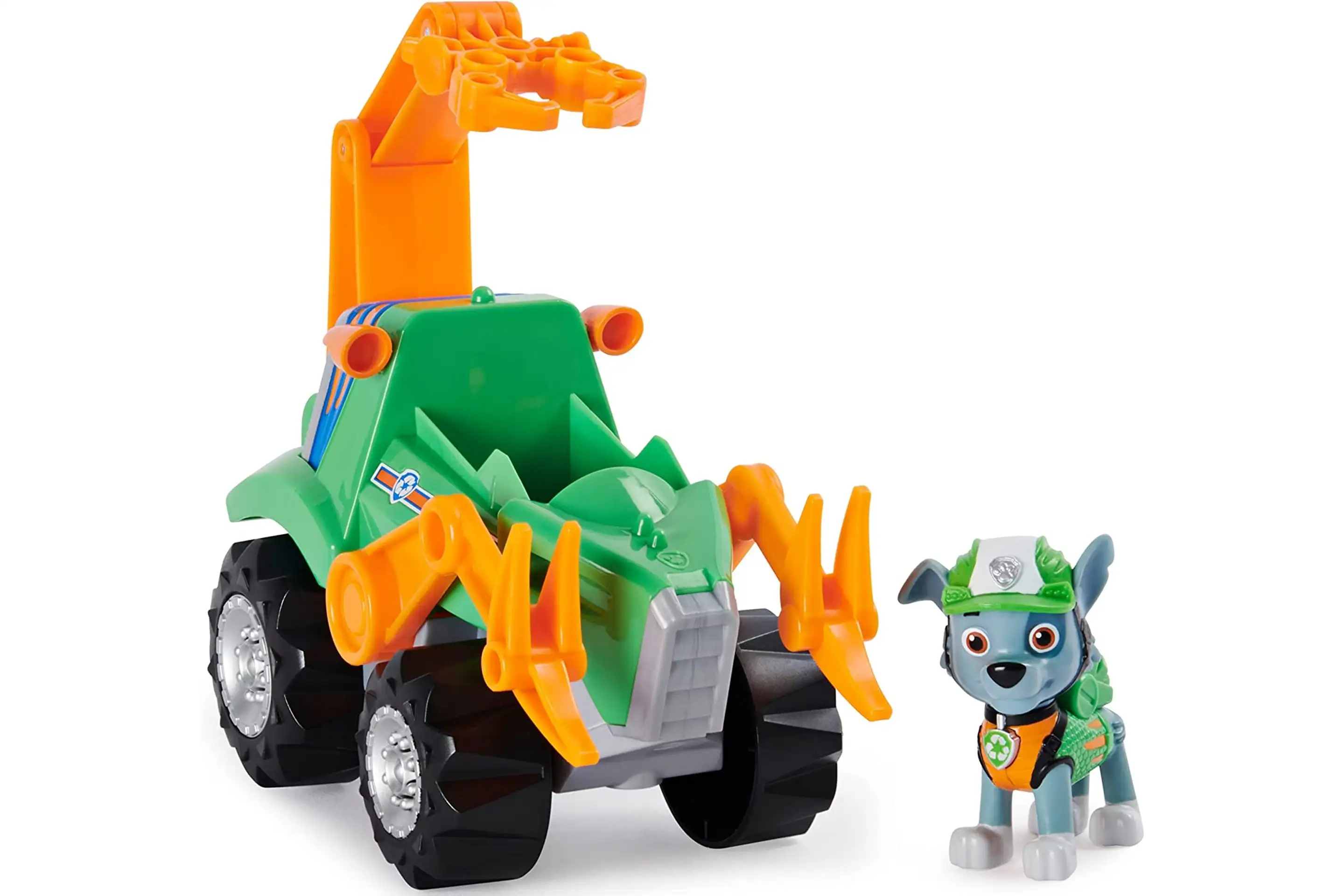 Paw Patrol Dino Rescue Rockyâs Deluxe Rev Up Vehicle