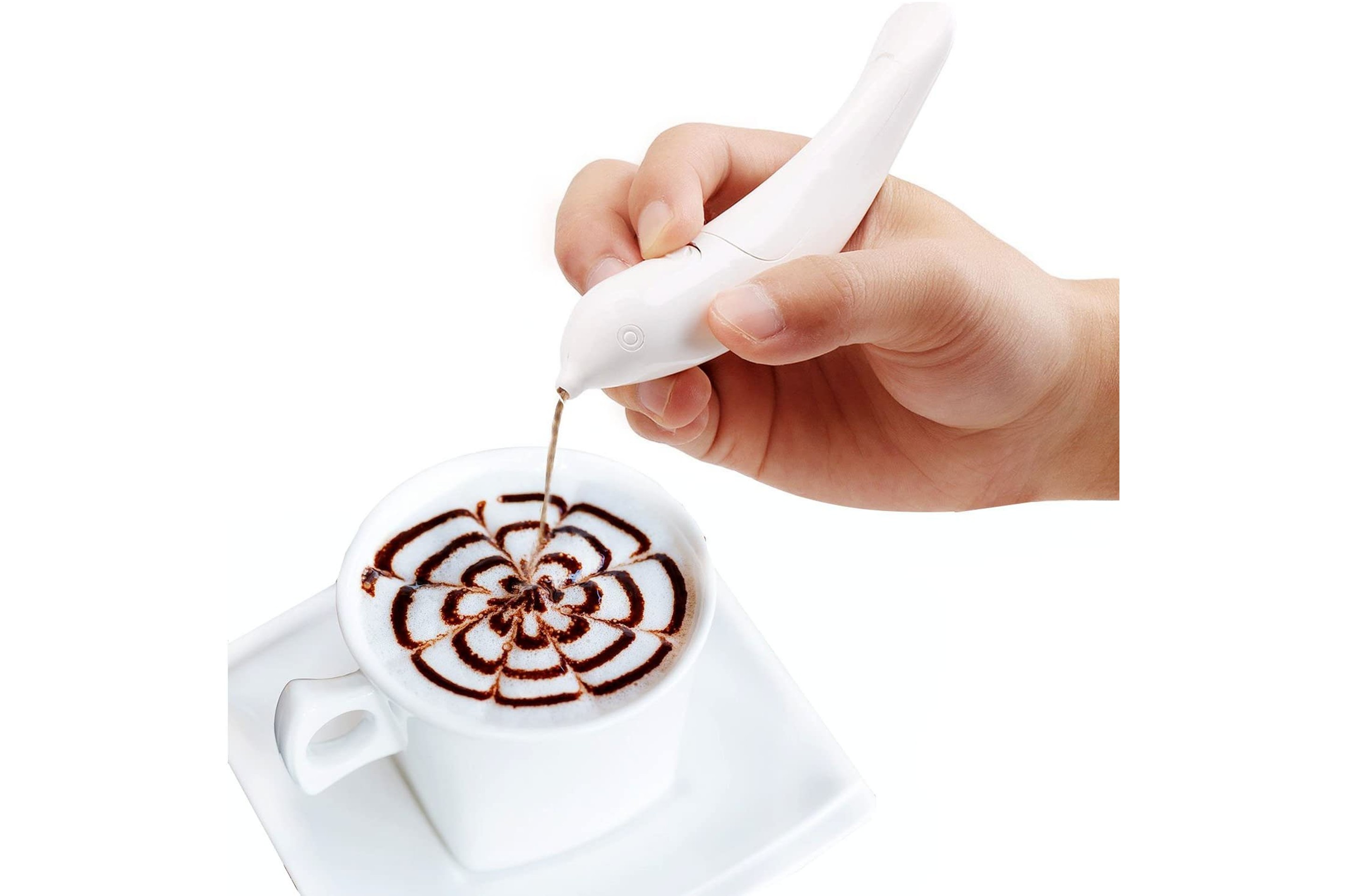 Qzc Electrical Spice Pen for Coffee Art