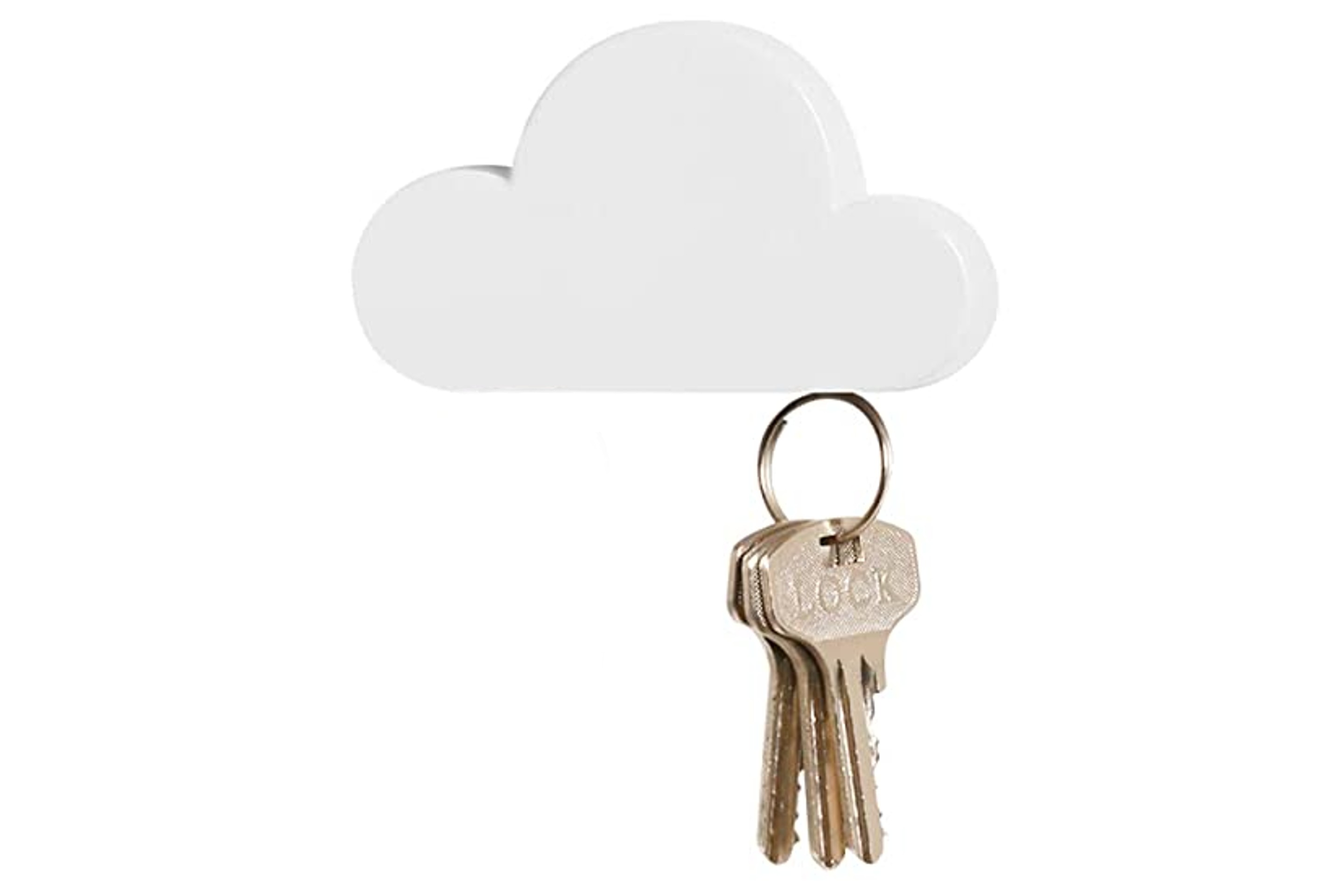 Twone White Cloud Magnetic Key Holder