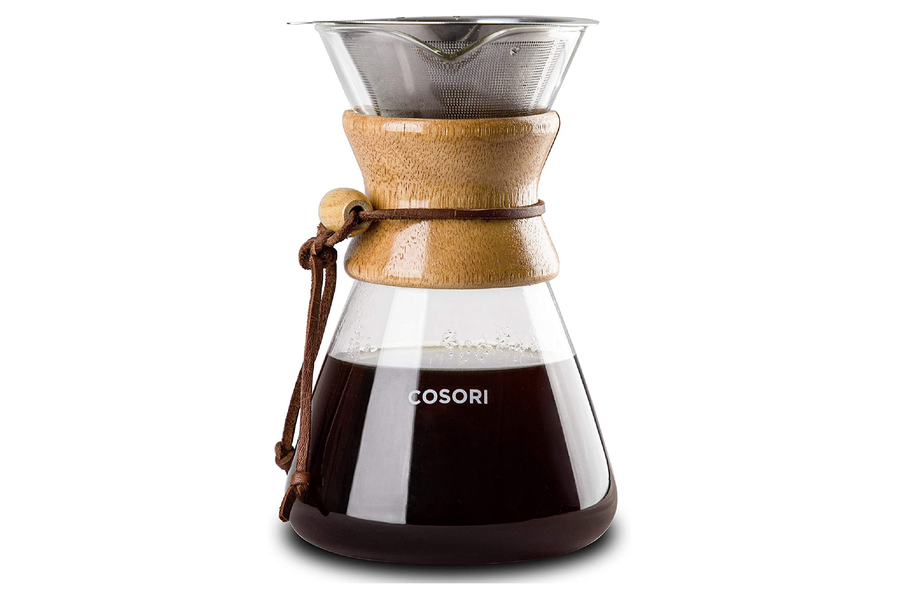 COSORI Pour Over Coffee Maker with Double-layer Stainless Steel Filter