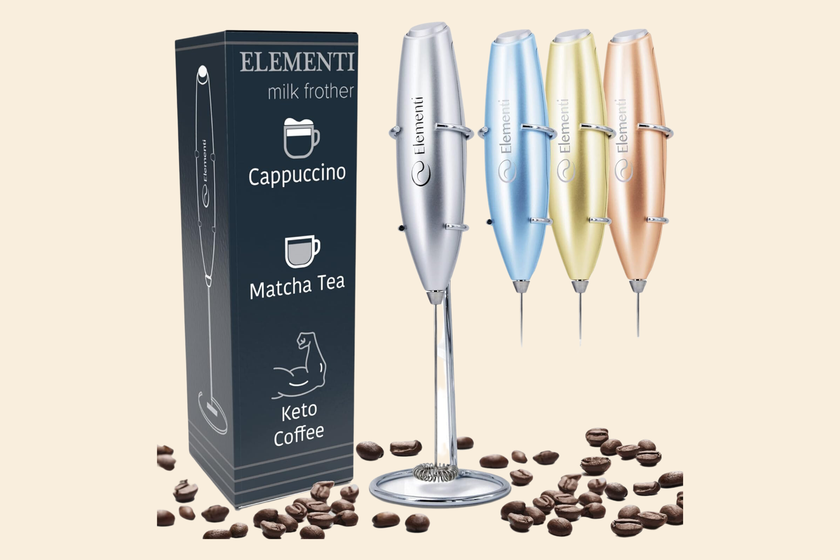 Elementi Milk Frother Construction