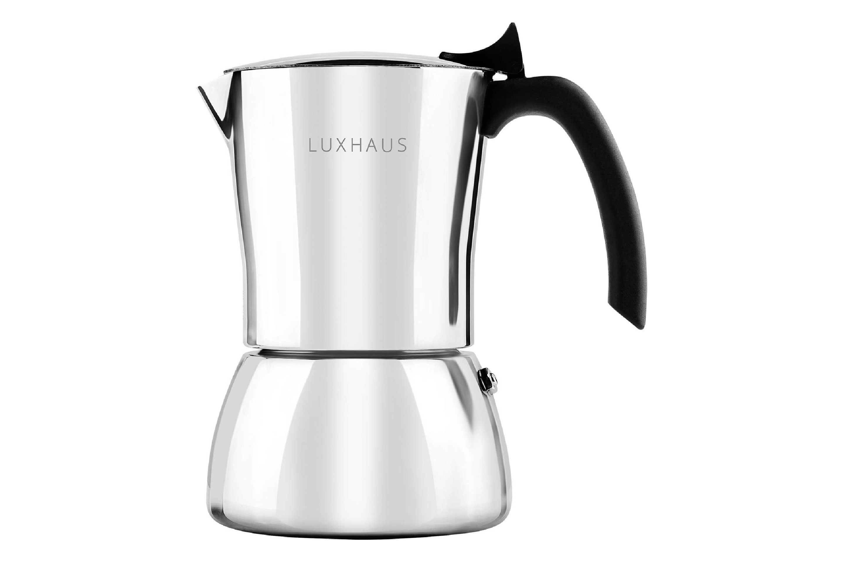 LUXHAUS Moka Pot - 6 Cup Stovetop Espresso Maker