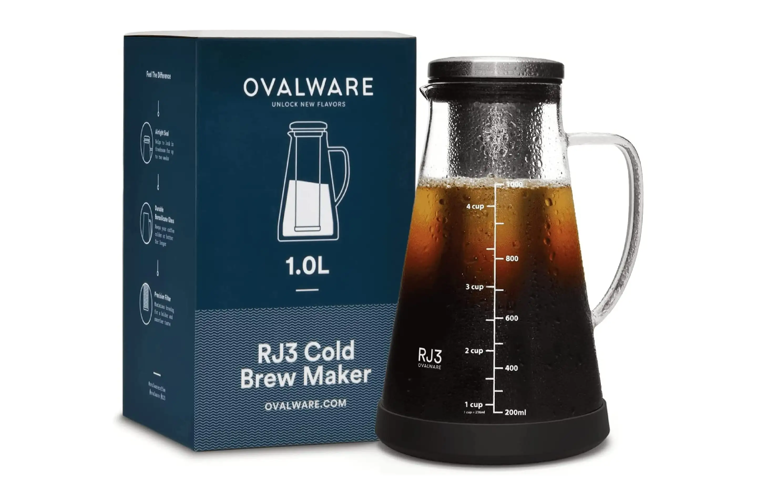 Ovalware Airtight Cold Brew Coffee Maker