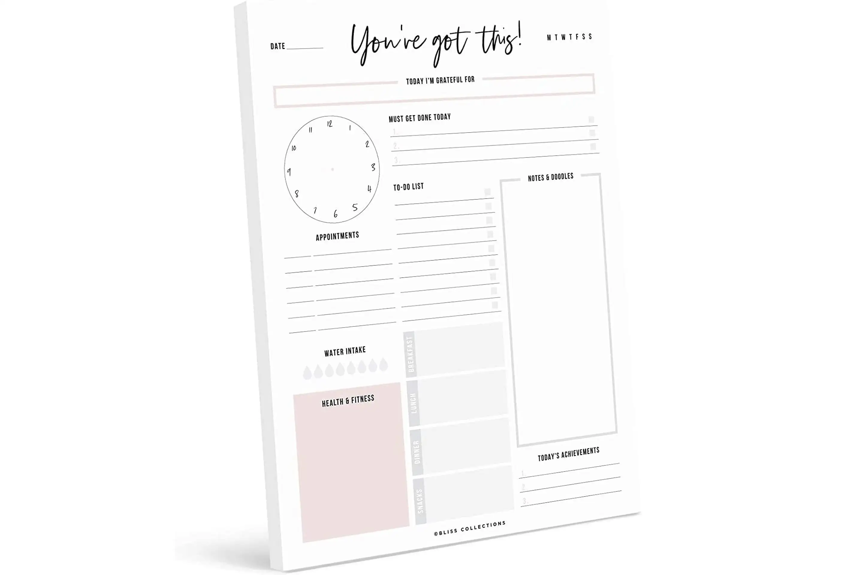 Bliss Collections Daily Planner