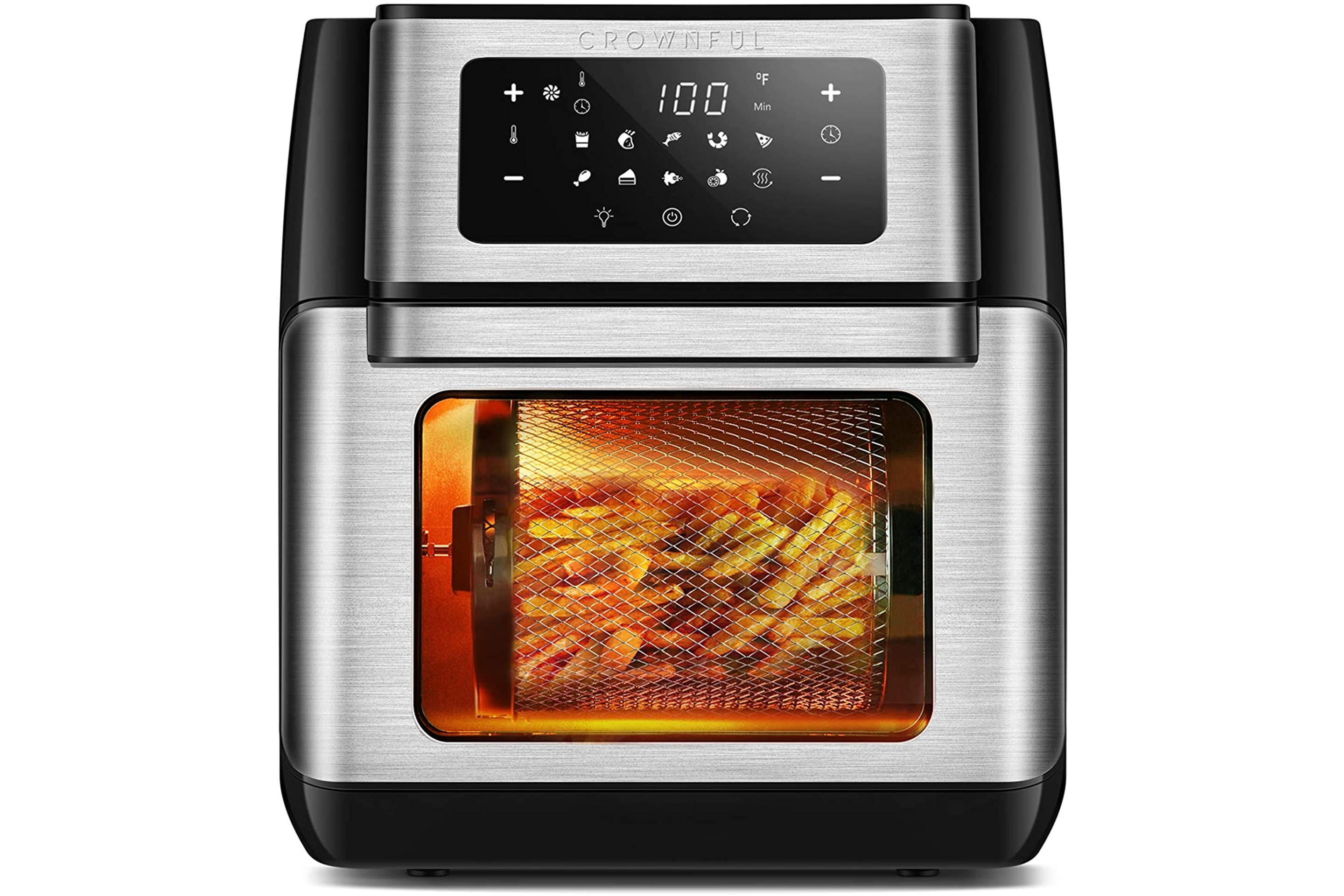 Crownful Air Fryer with Digital LCD Touch Screen