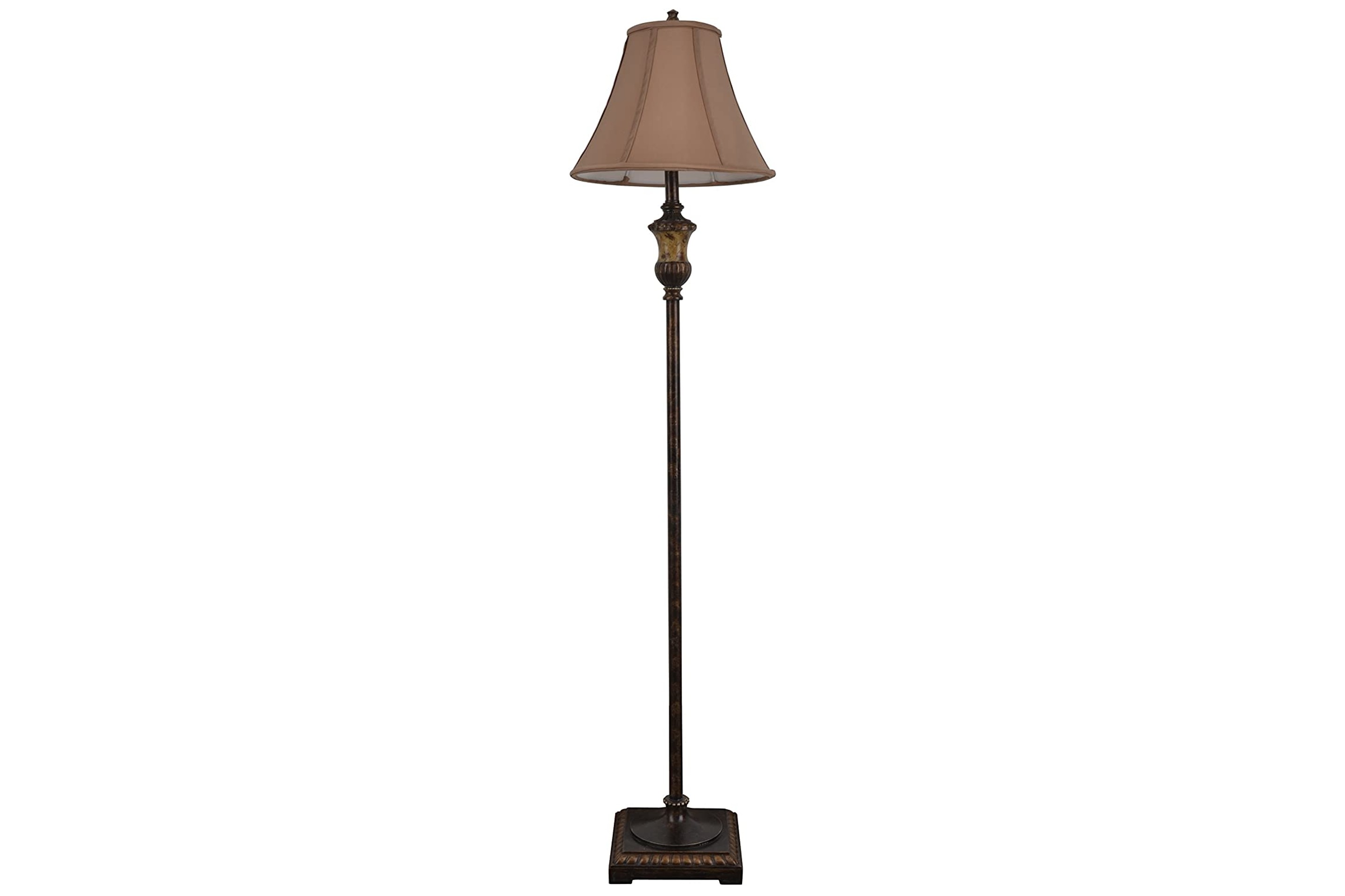 DÃ©cor Therapy Traditional Floor Lamp with Bell Shade