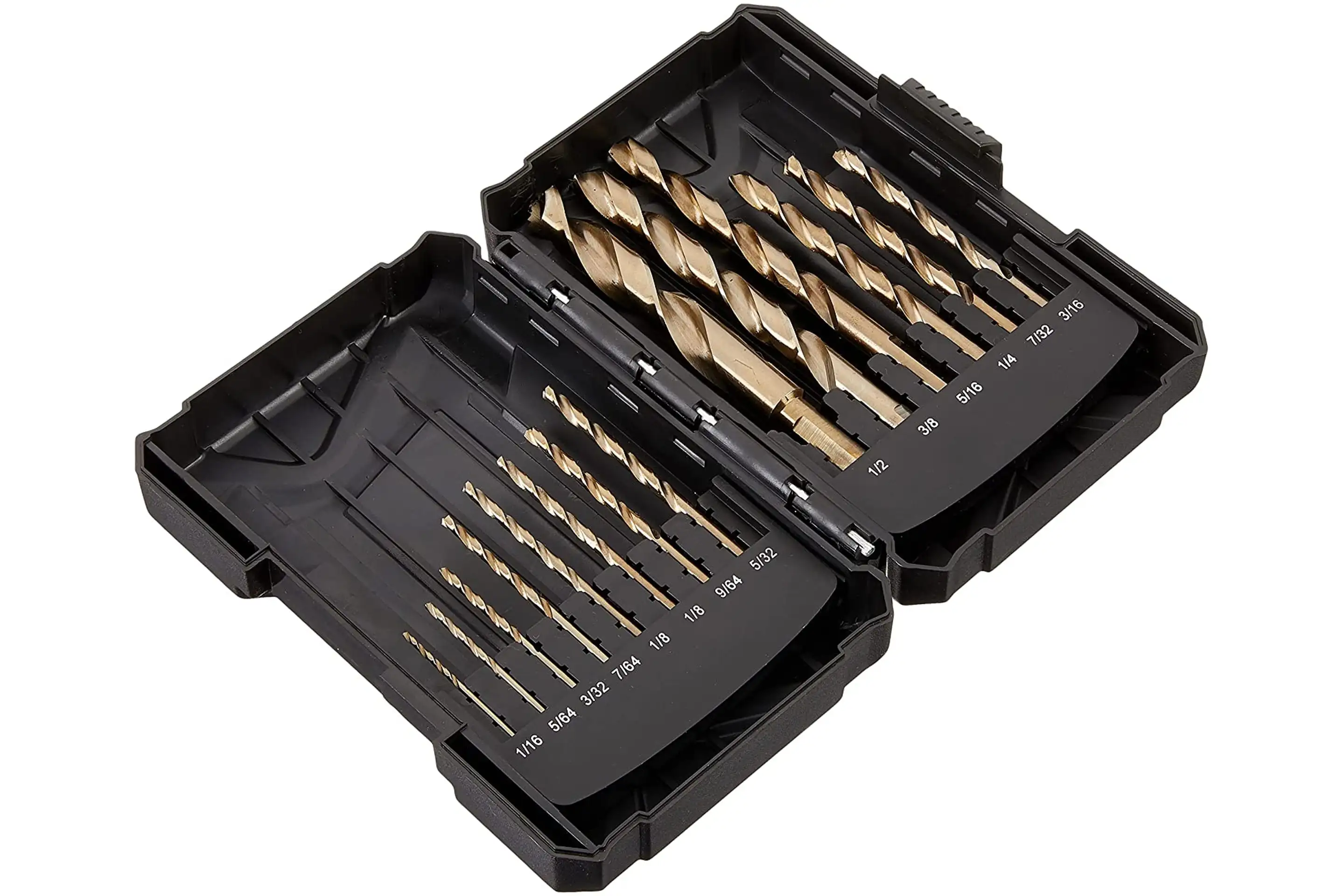 Denali 14-Piece Pilot Point Drill Bit Set & Carry Case