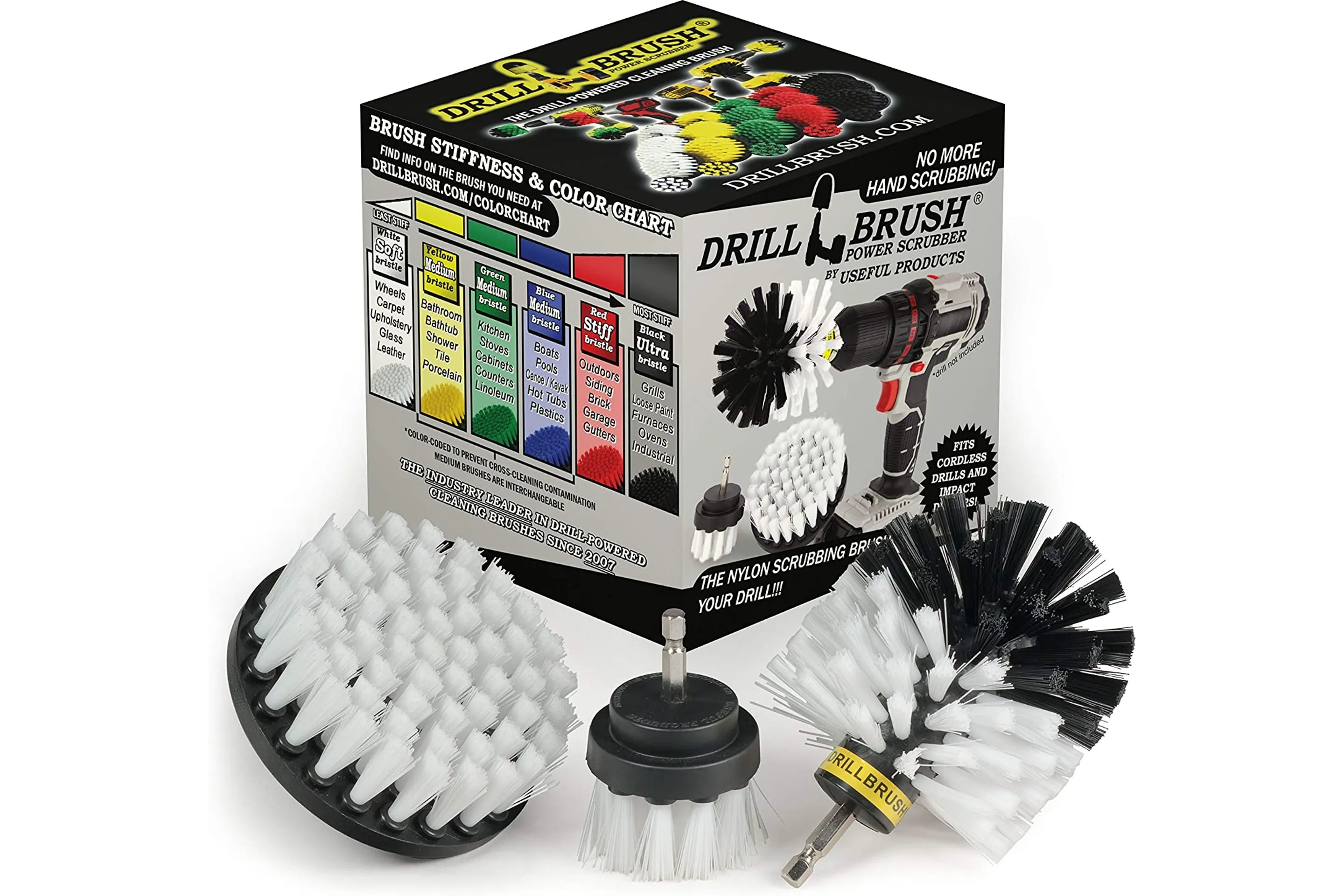 6 Great Drill-Powered Brush Kits to Make Bathroom Cleaning a Breeze –  Drillbrush