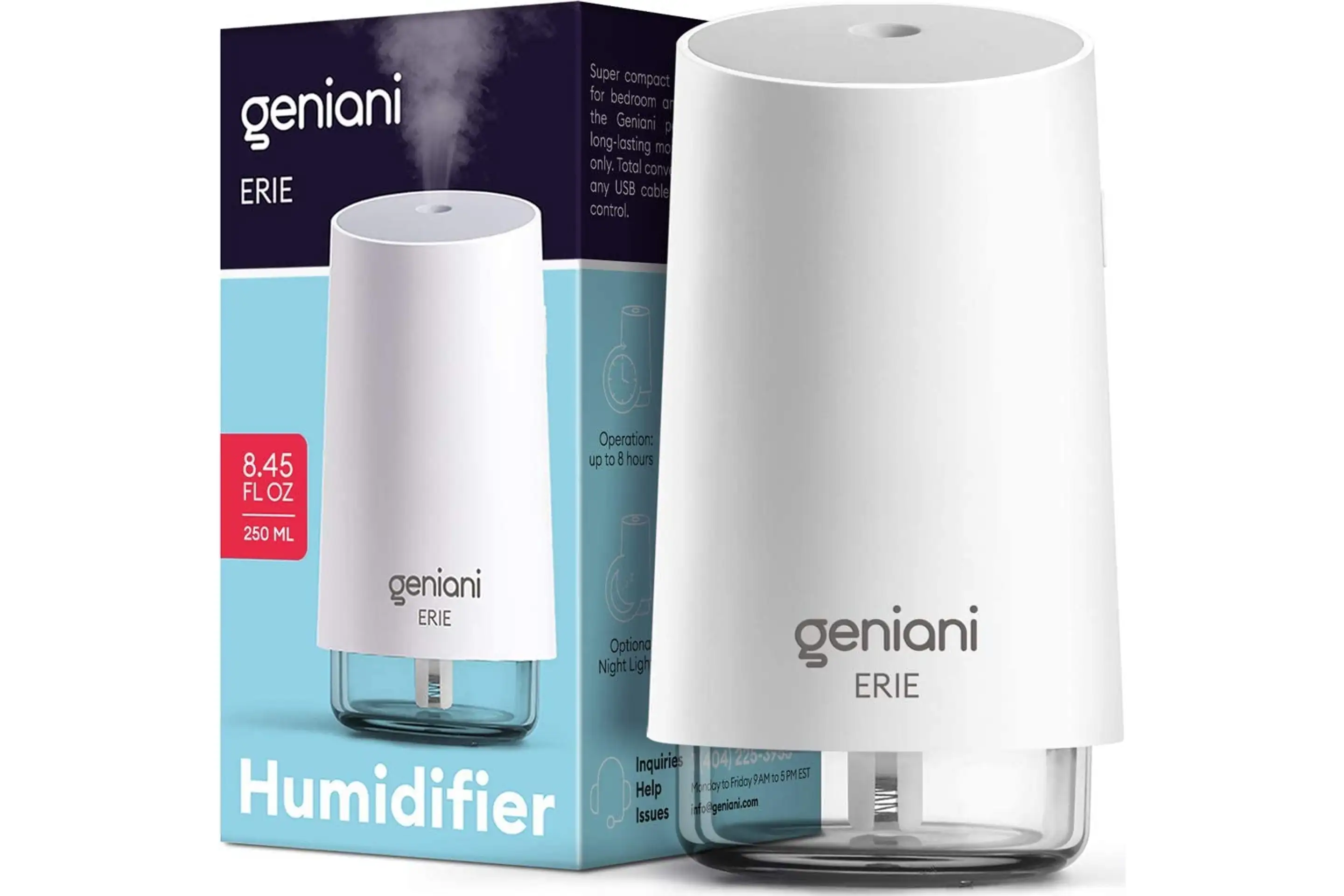 Geniani Portable Small Cool Mist Humidifier