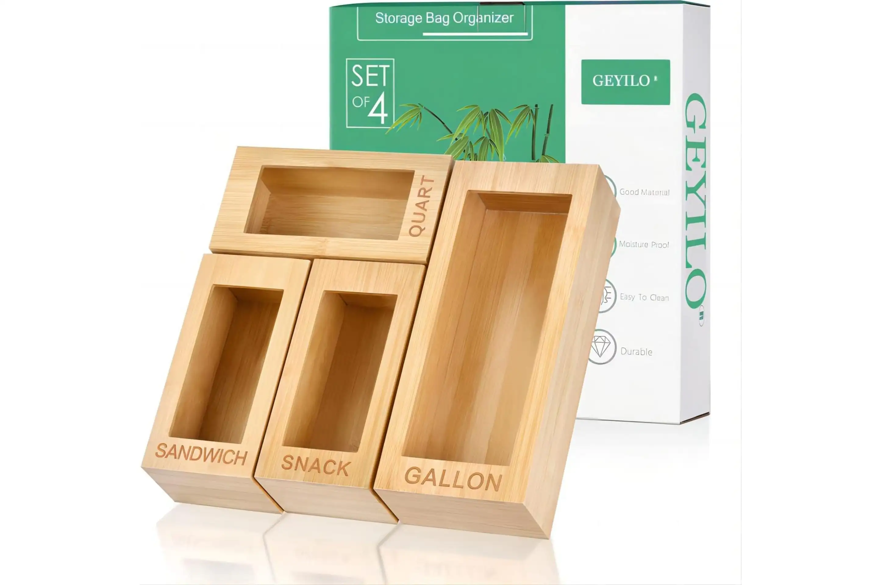 Geyilo Ziplock Bag Storage Organizer