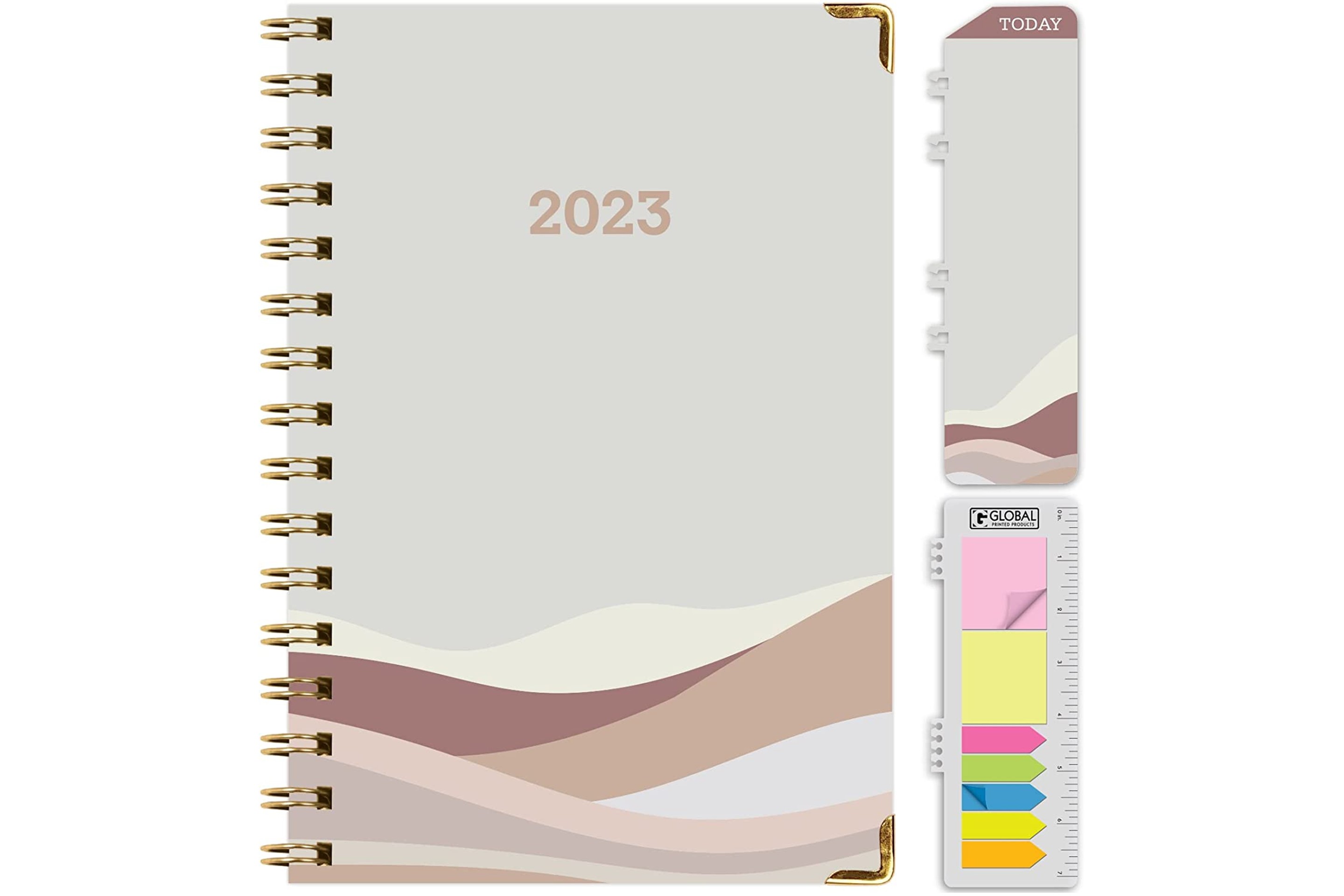 Abstract Mountains Hardcover Planner