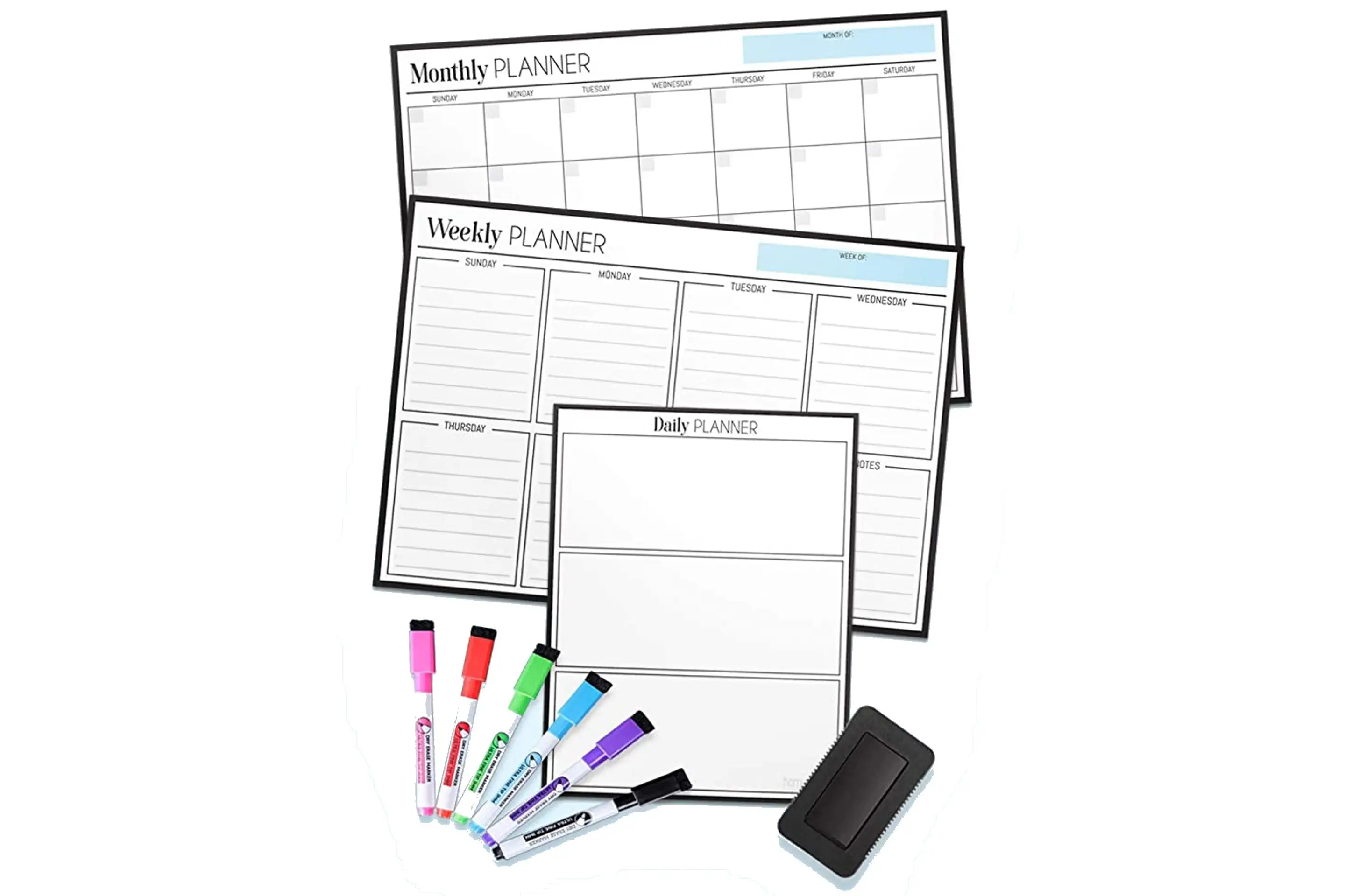 Magnetic Dry Erase Calendar Bundle