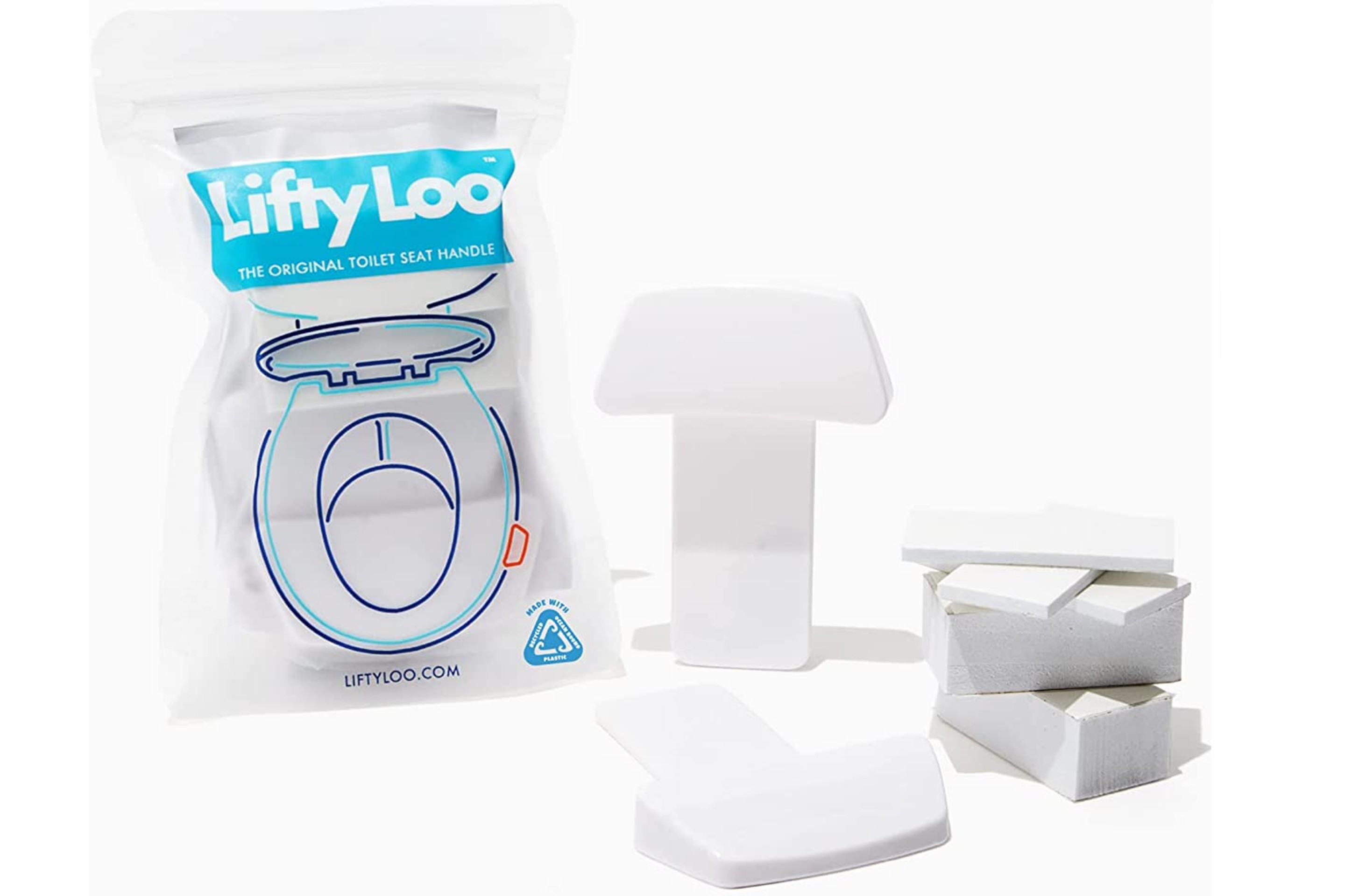 Lifty Loo Toilet Seat Handle, Two-Pack