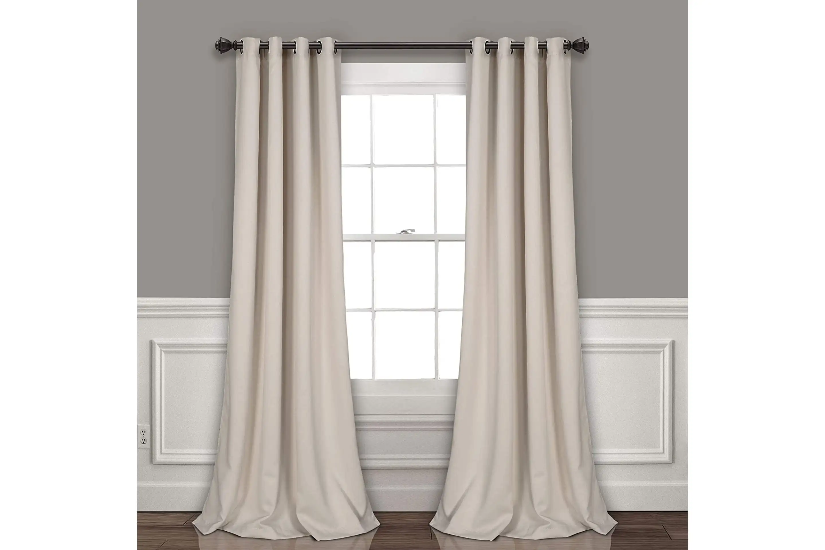 Lush Decor Wheat Insulated Blackout Panel Set