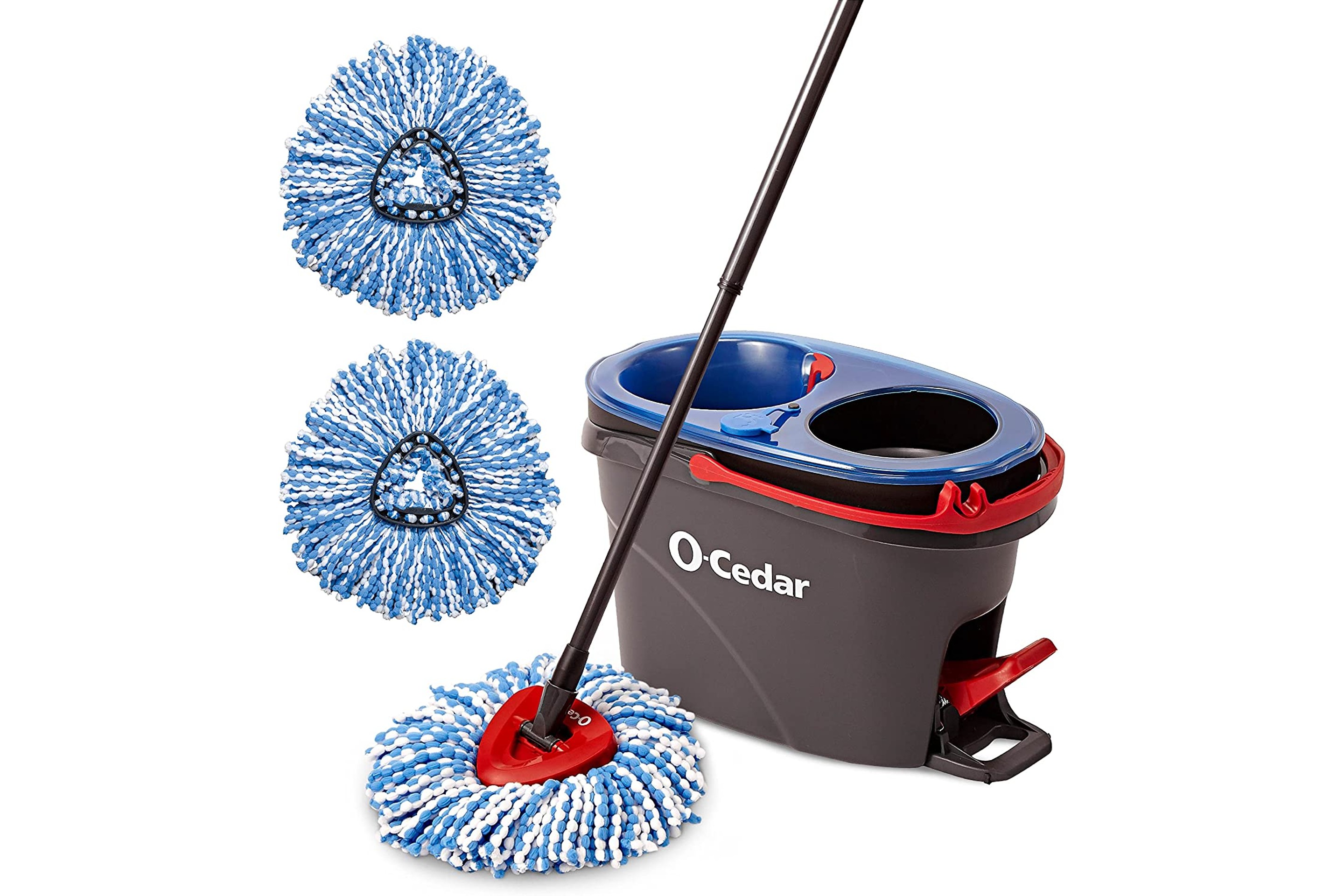 O-Cedar EasyWring RinseClean Microfiber Spin Mop &amp; Bucket