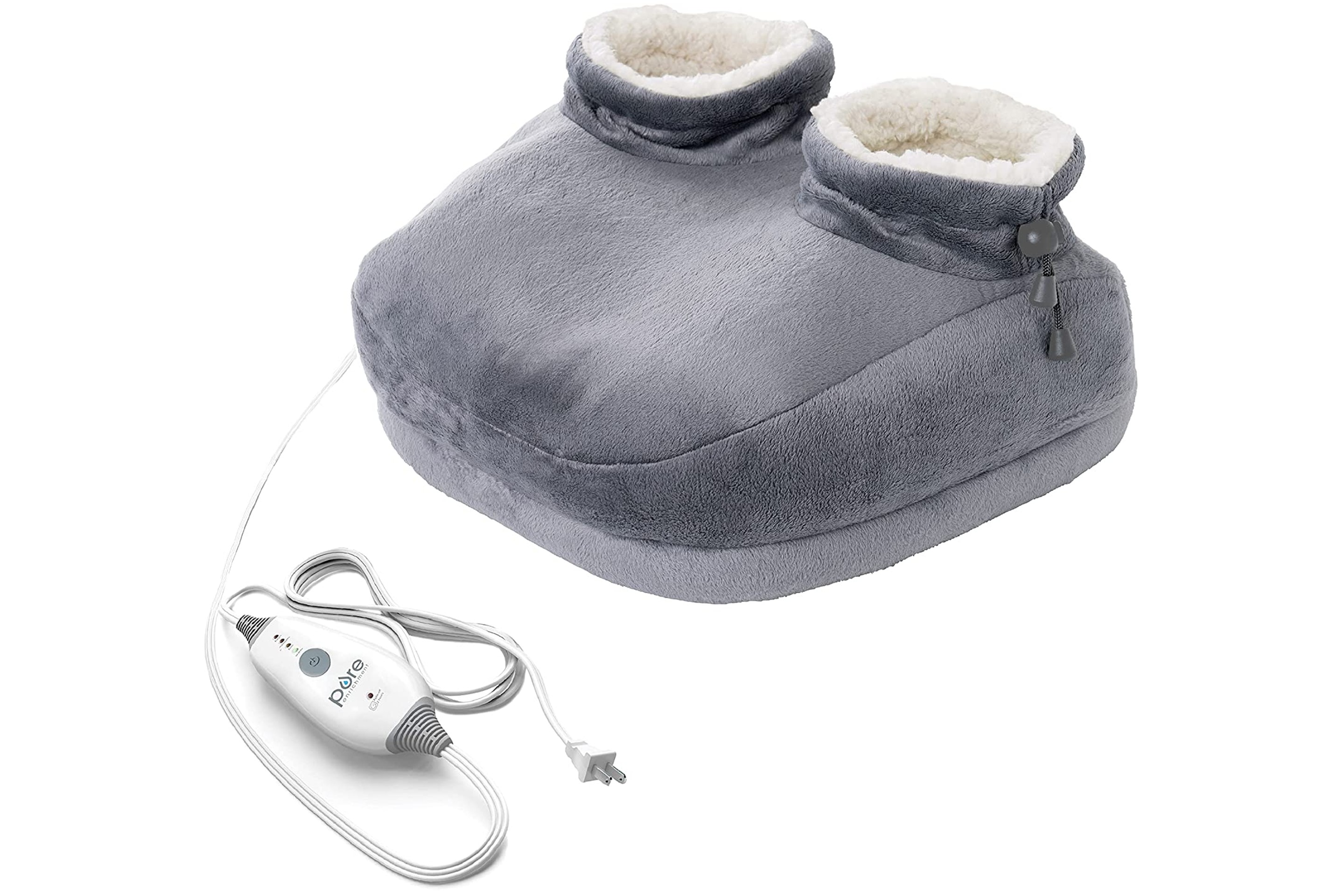 Fast-Heating Sherpa-Lined Deluxe Foot Warmer