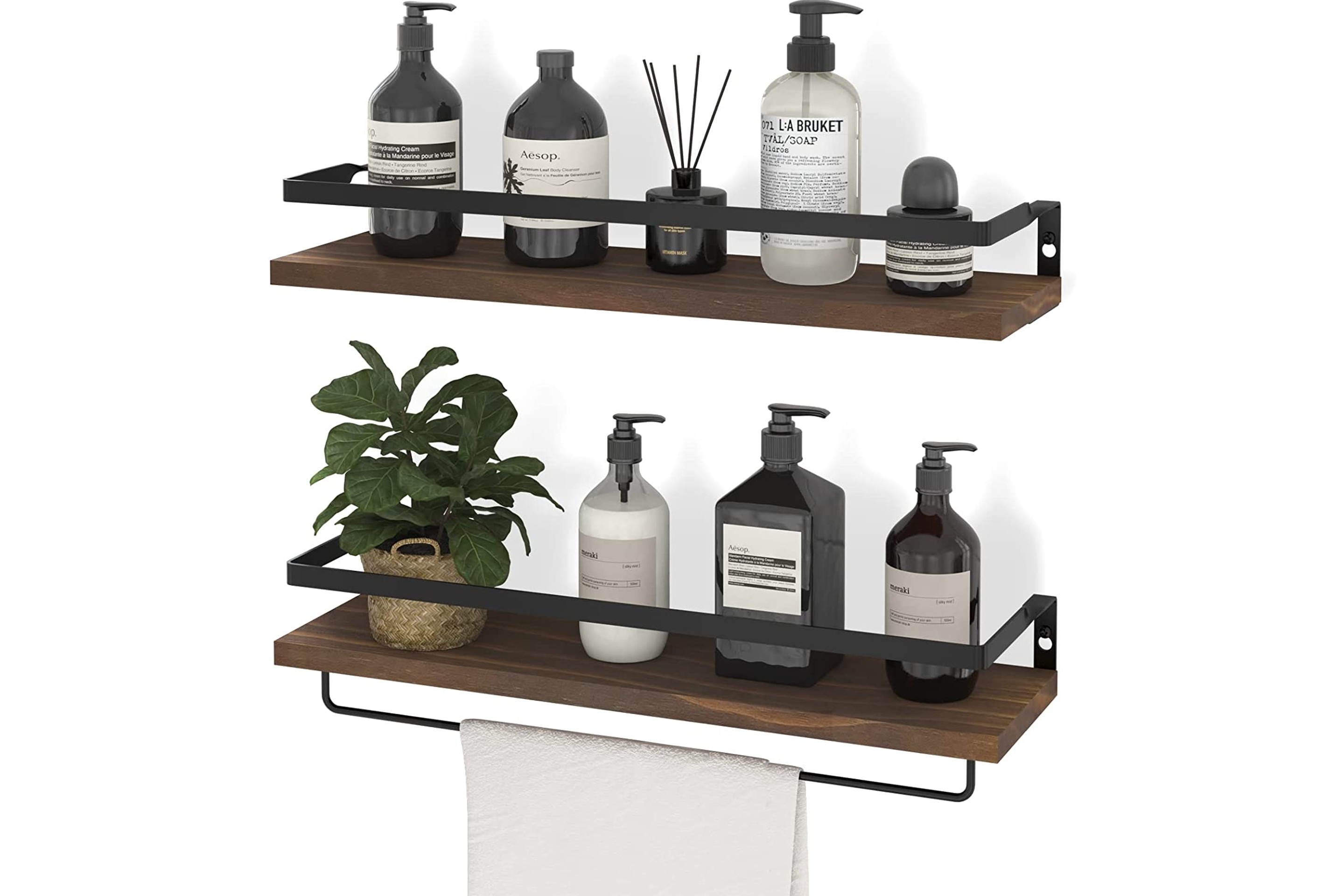 Wall Mounted Floating Storage Shelves