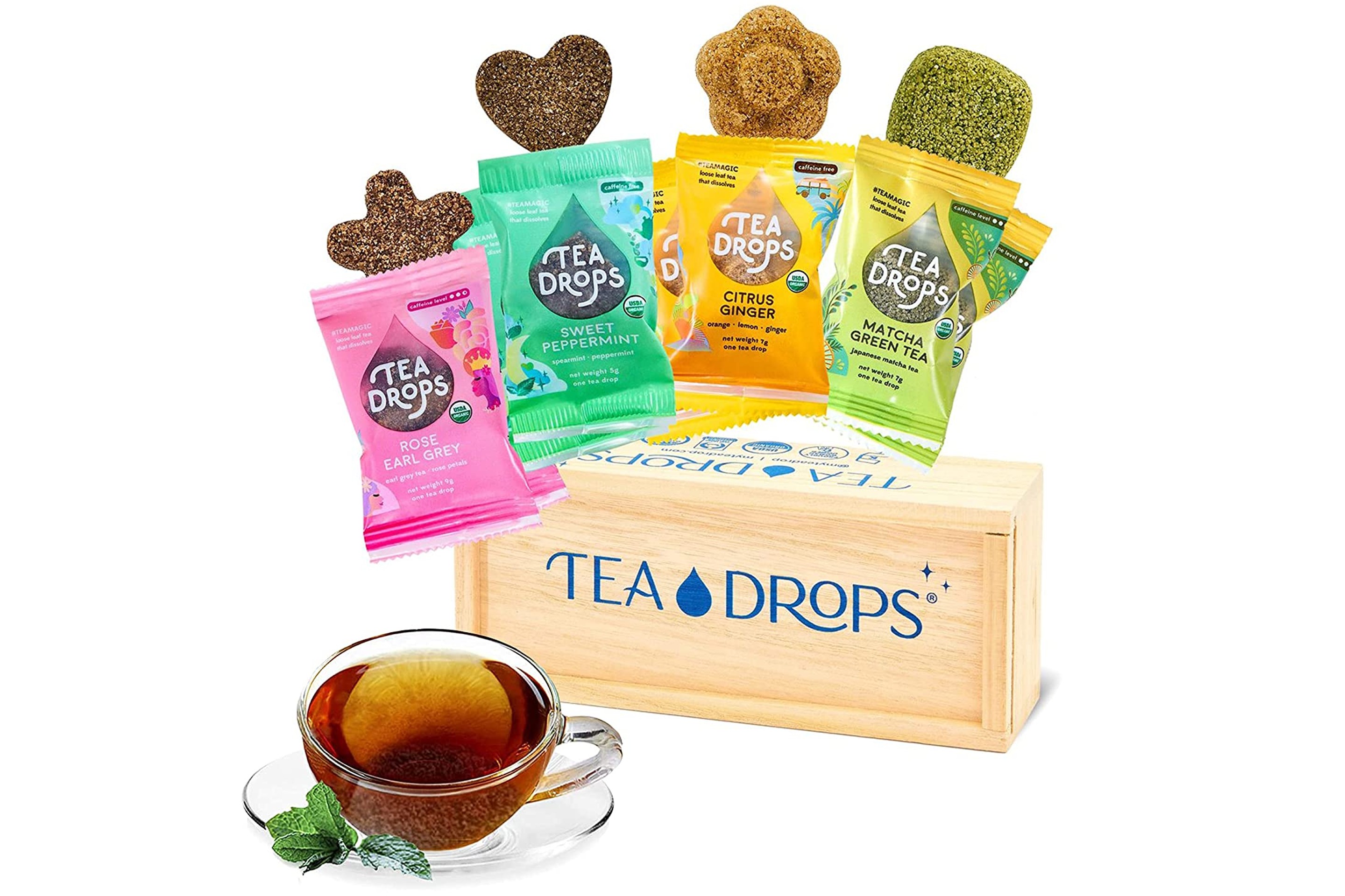 Lightly Sweetened bagless Loose Leaf Tea Gift Box