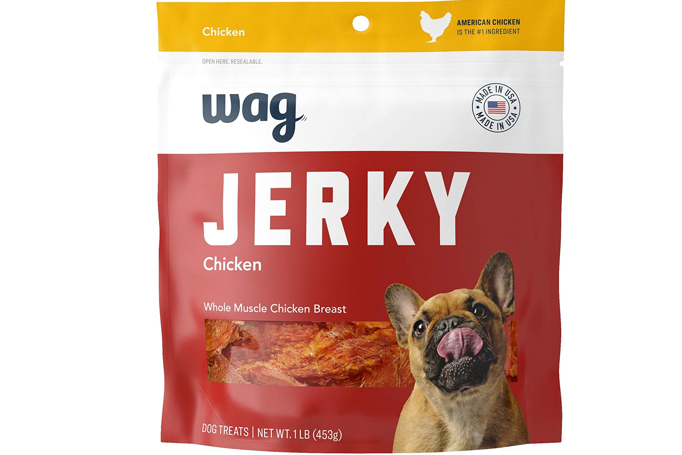 Wag Chewy Whole Muscle Chicken Jerky Dog Treats