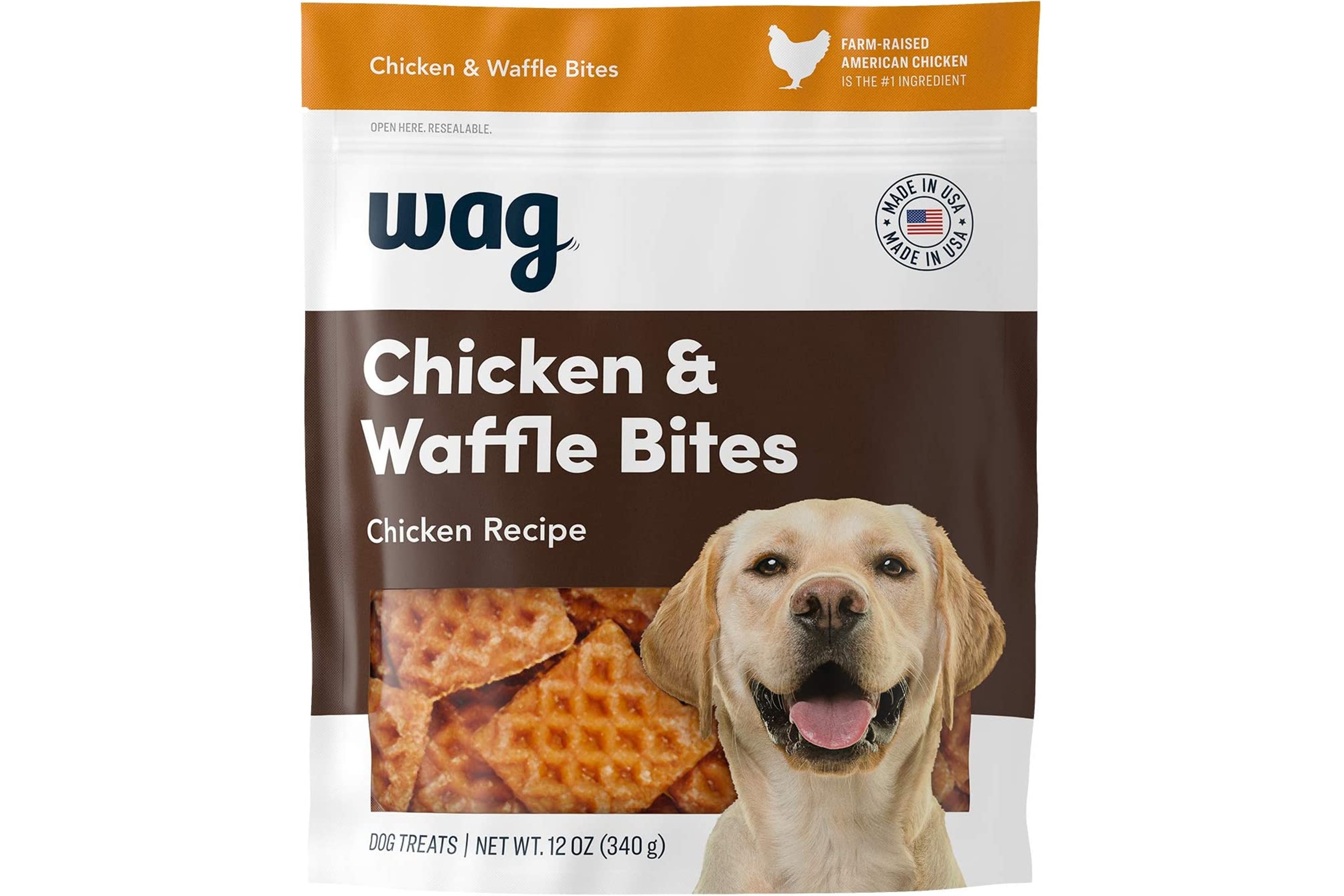 Wag Chicken และ Waffle Bite Dog Treats