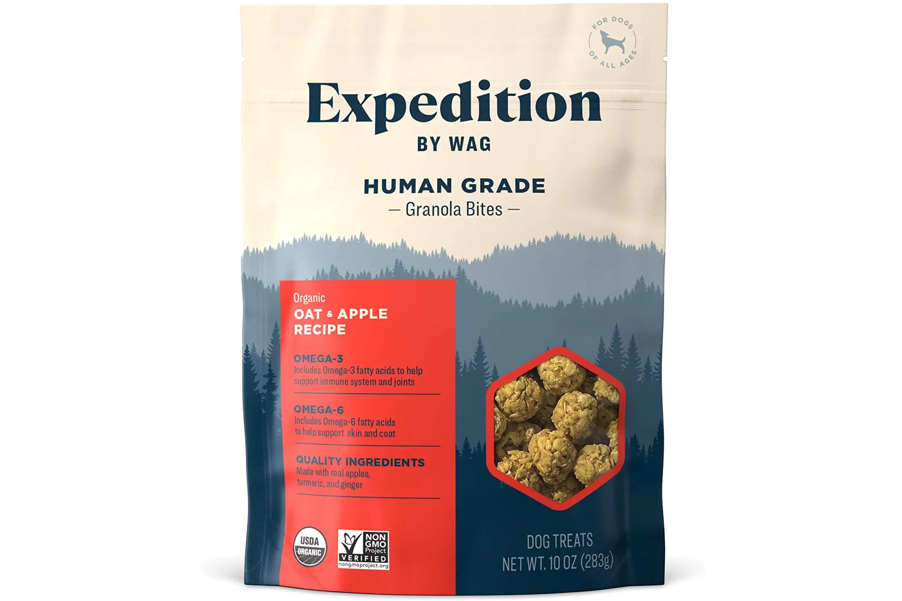 Wag Expedition Organic Oat & Apple Granola Dog Treats