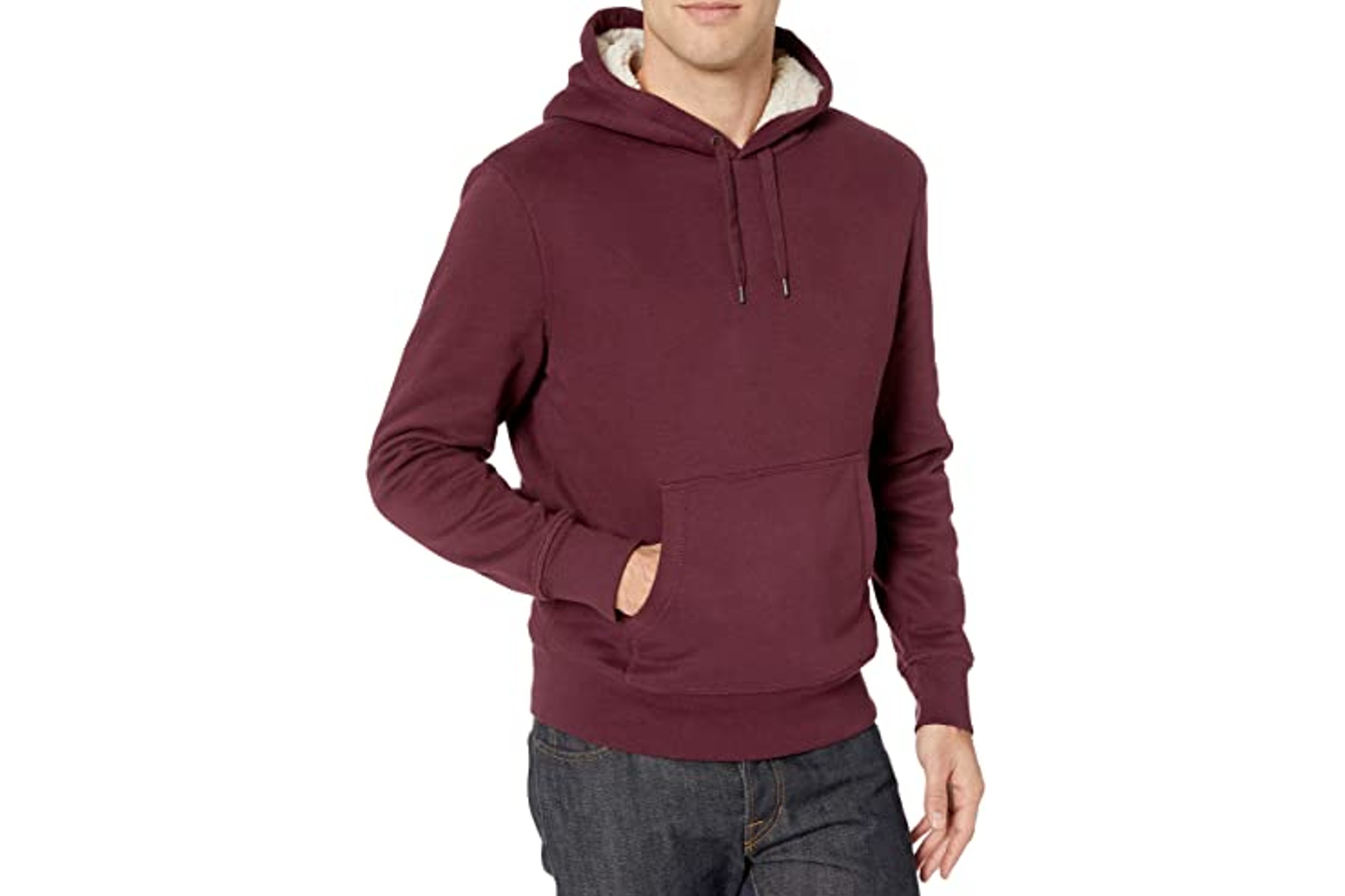 Amazon Essentials Sherpa-Lined Pullover Hoodie