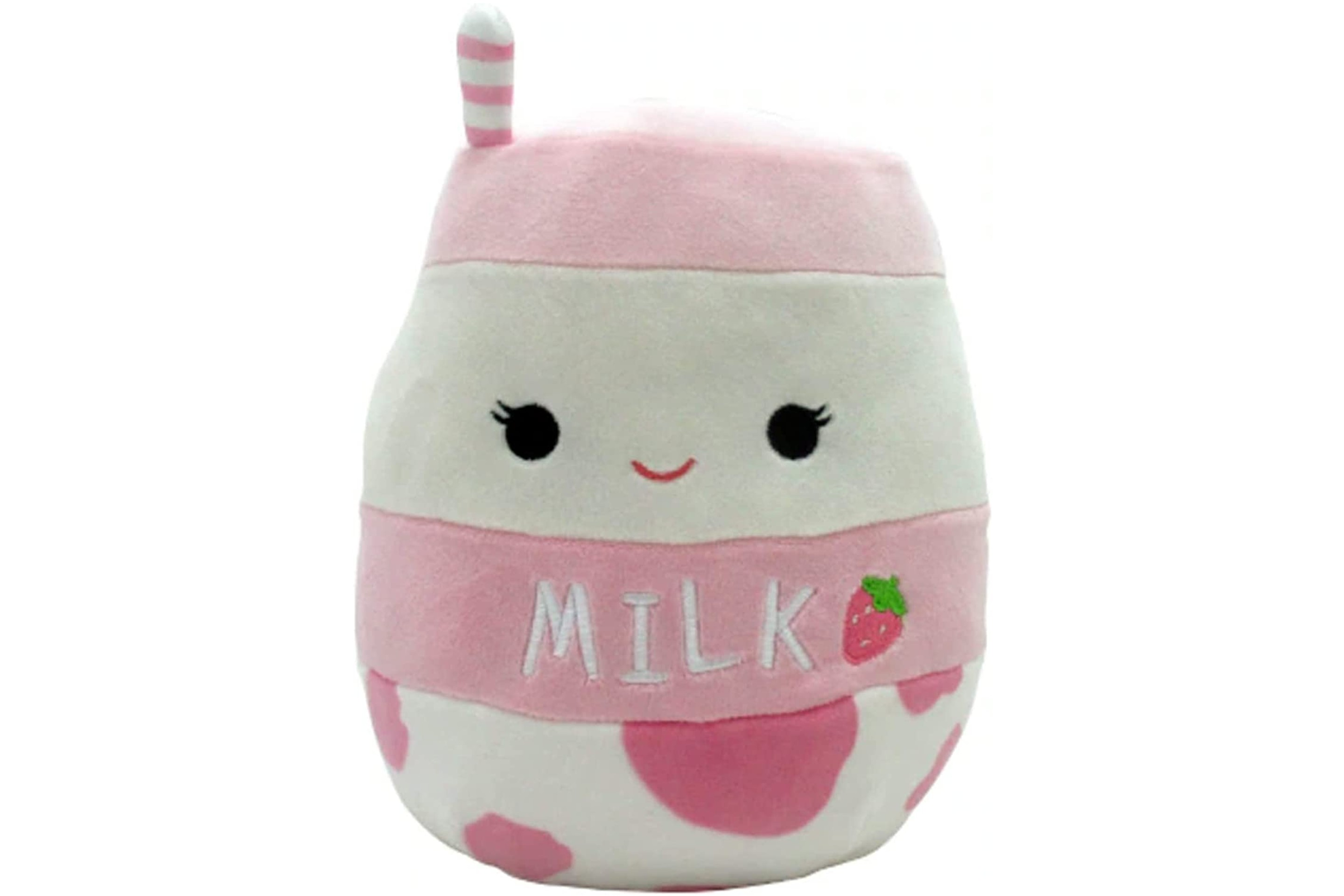 Squishmallows Strawberry Milk Plush