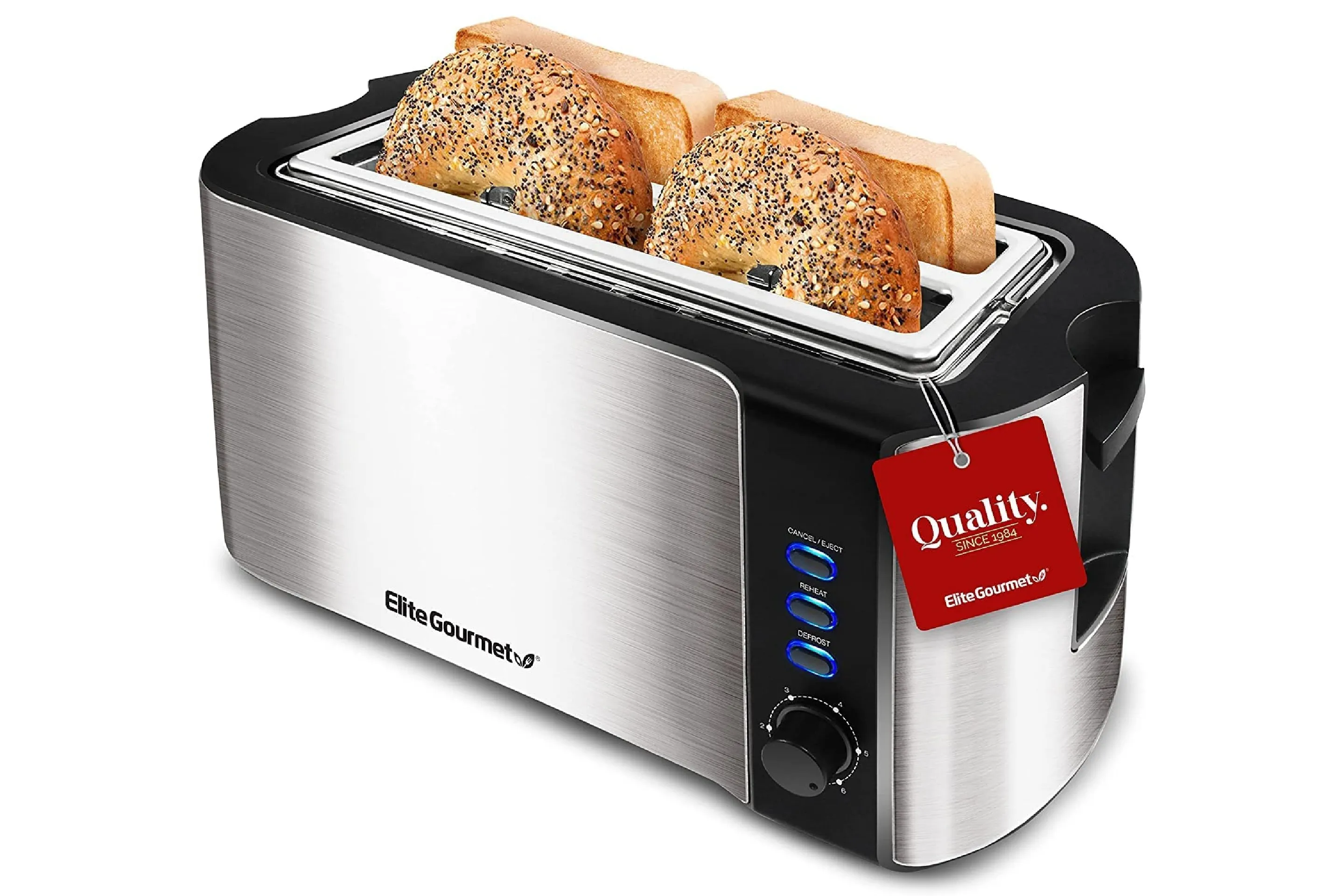 Perfect your toast game with our 4-Slice Toaster!