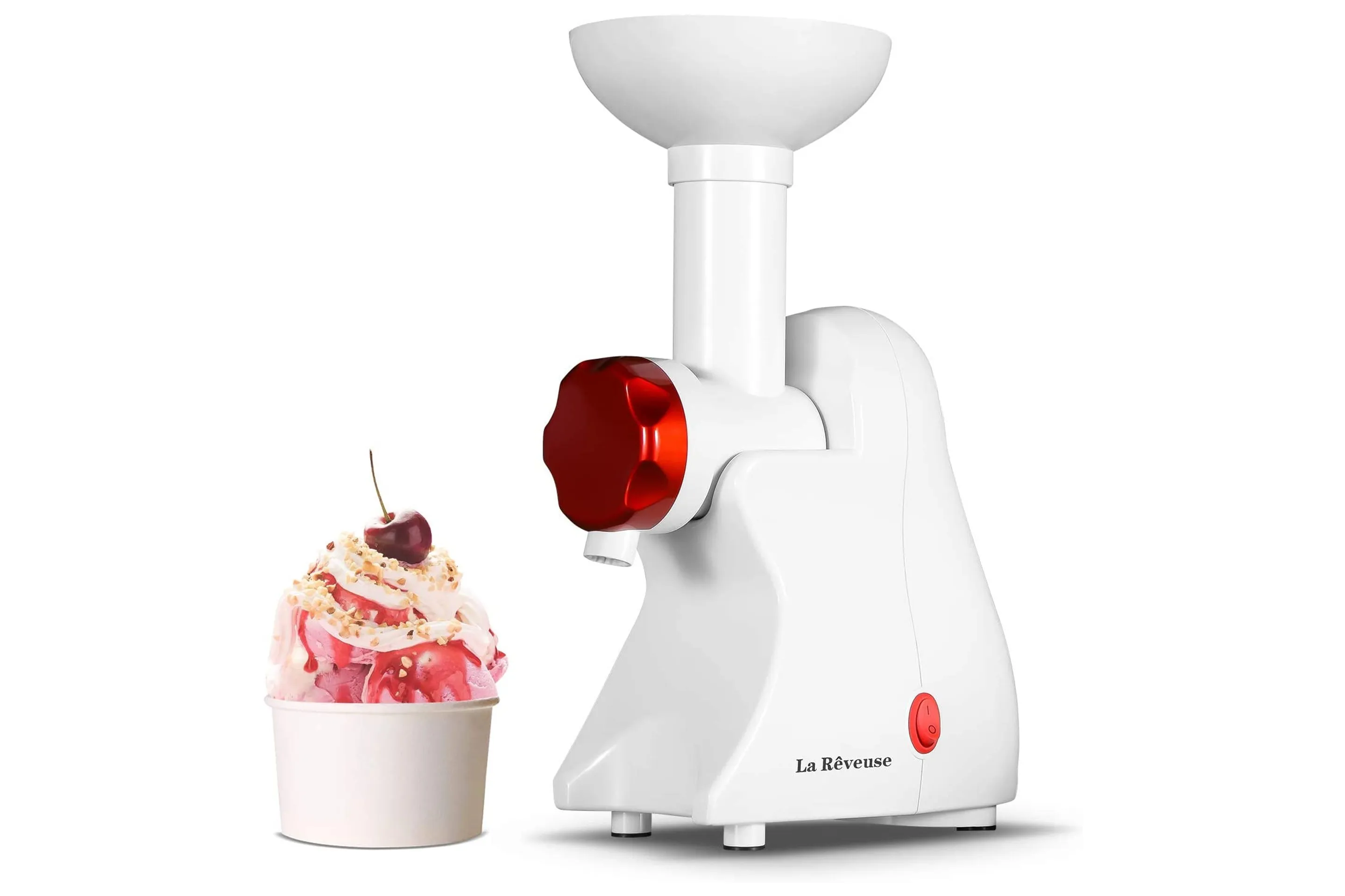 Ice Cream Makers, Fully Automatic Mini Fruit Soft Serve Ice Cream Machine  Simple One Push Operation, Great for Making Healthy Soft Serve Sherbet