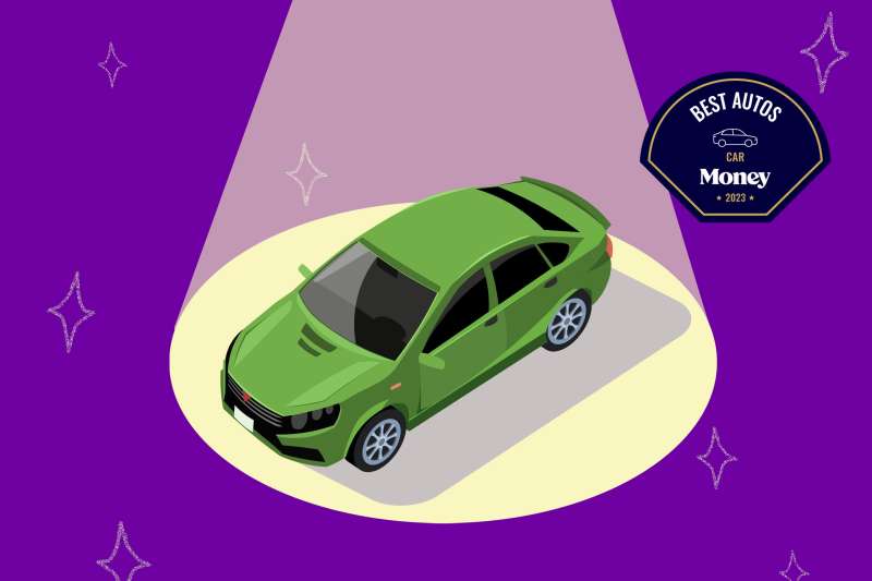 Illustration of an automobile in the spotlight