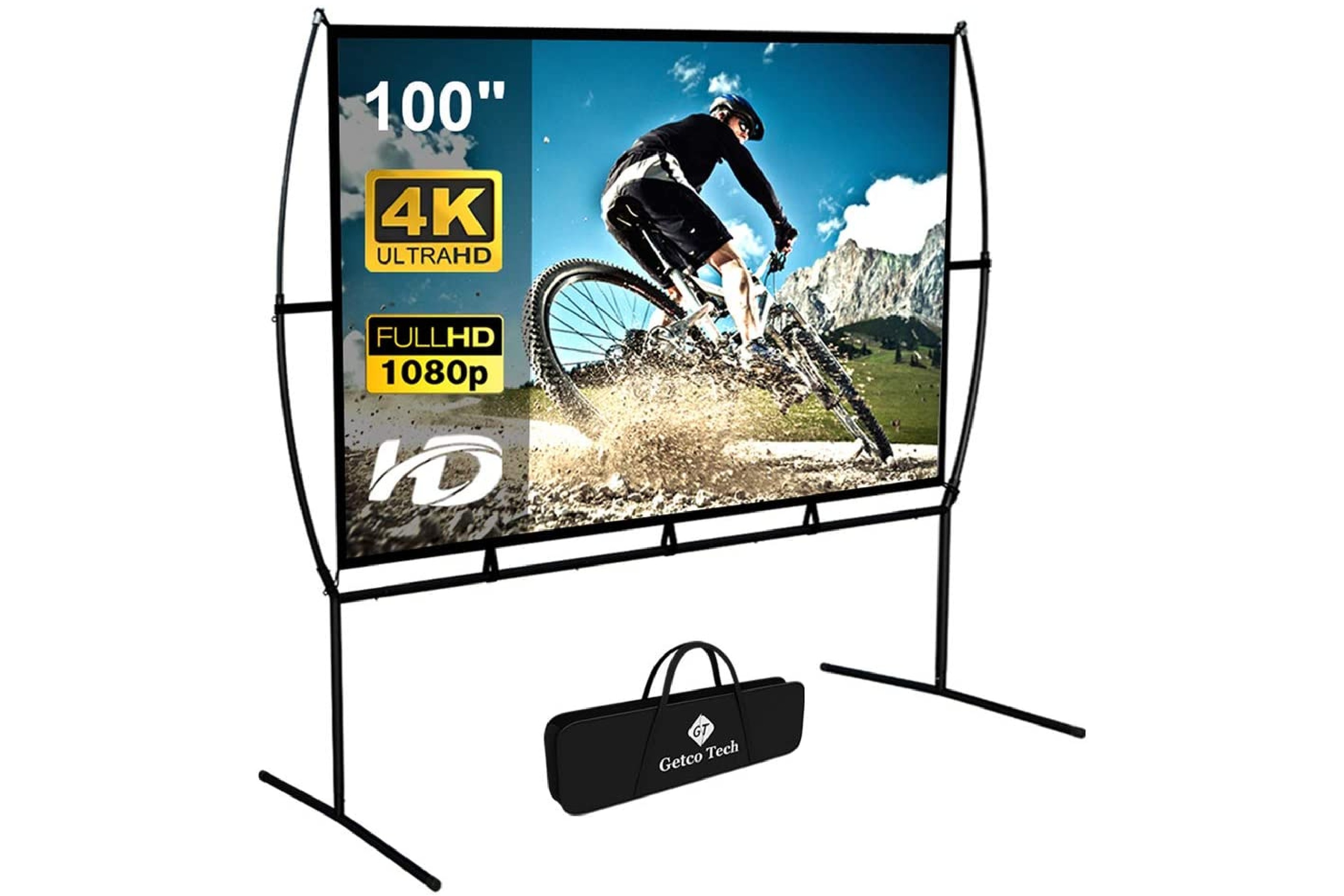 GT Getcho Tech Foldable Projector Screen
