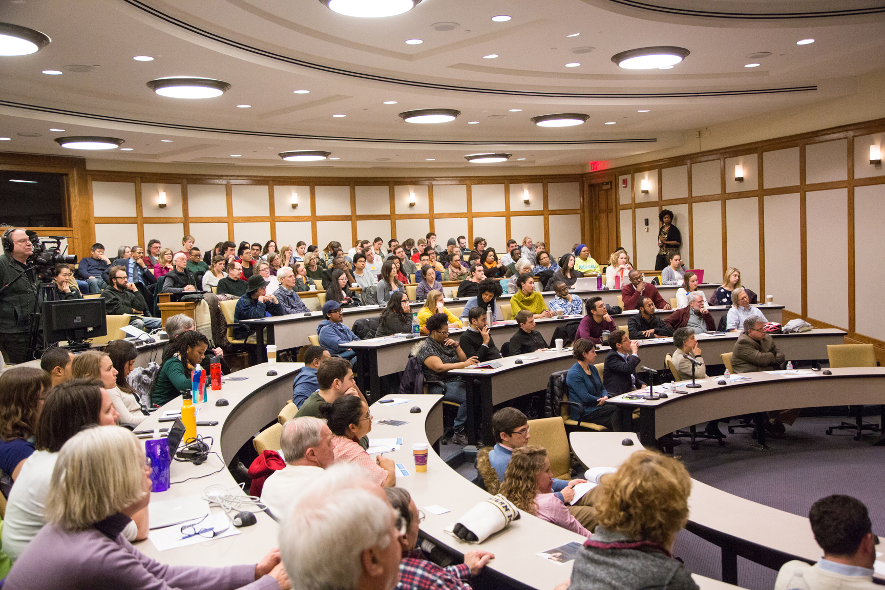 Classroom full of students at The University of Michigan