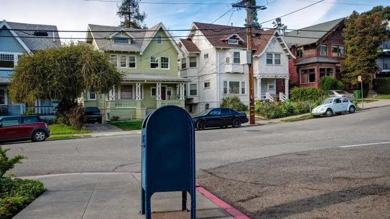 Residential area in Oakland CA