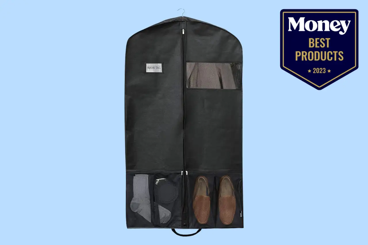 This convertible garment bag from  is perfect for travel